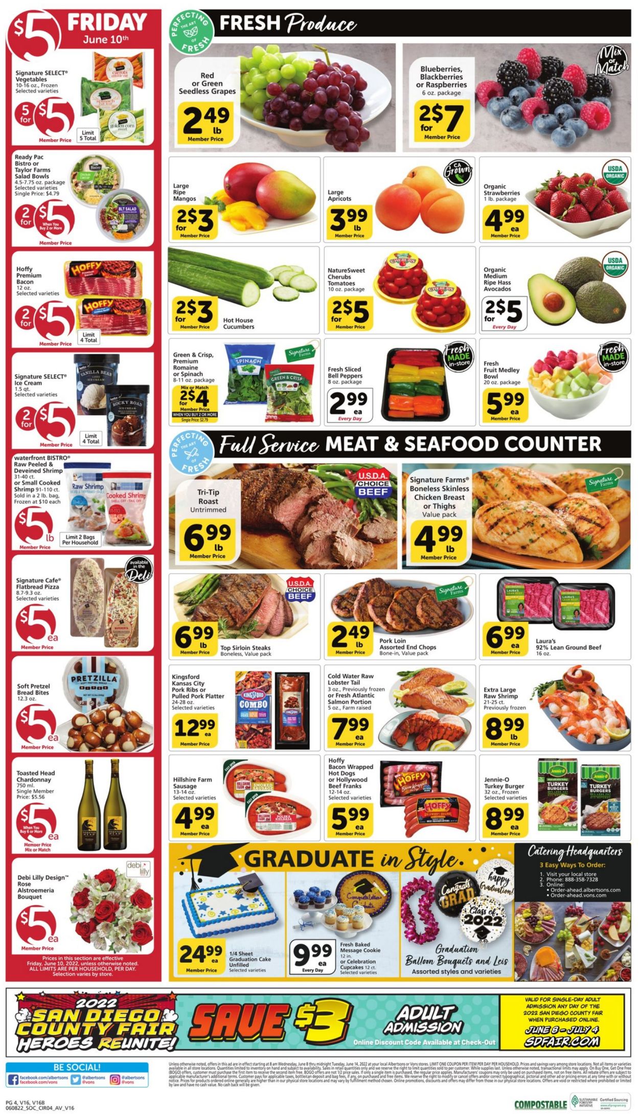 Vons Ad from 06/08/2022