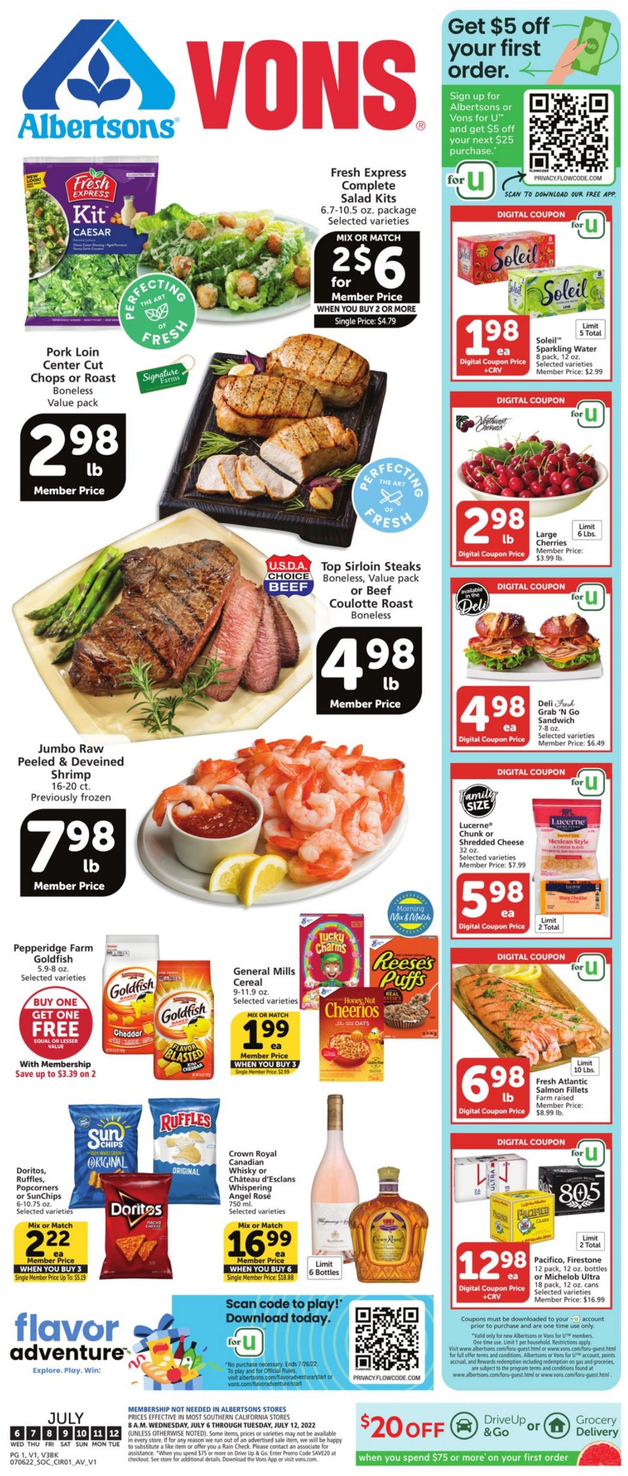 Vons Ad from 07/06/2022