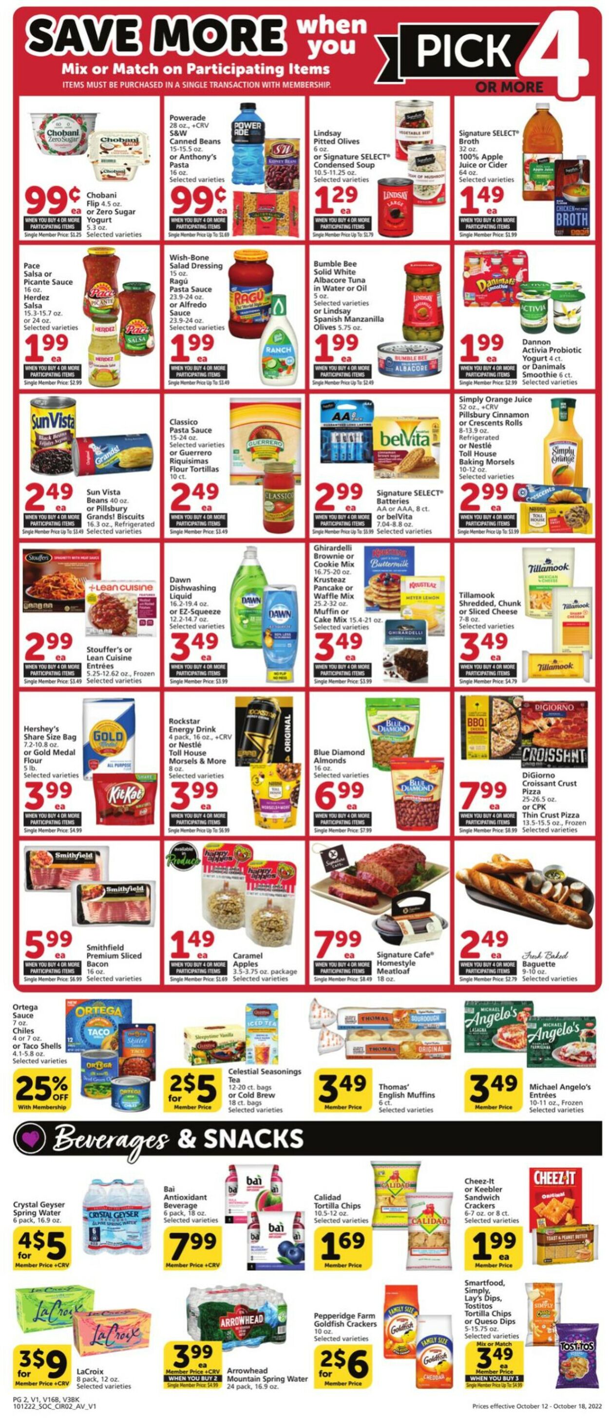 Vons Ad from 10/12/2022