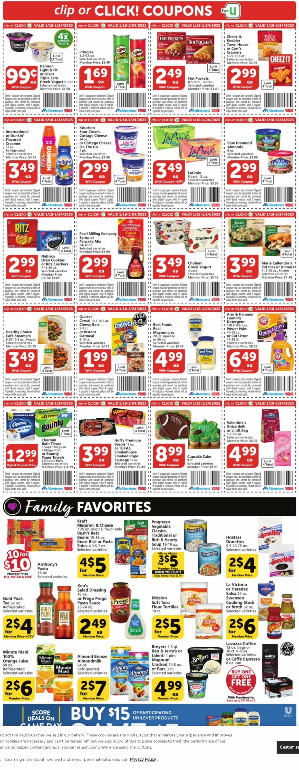 Vons Ad from 01/18/2023