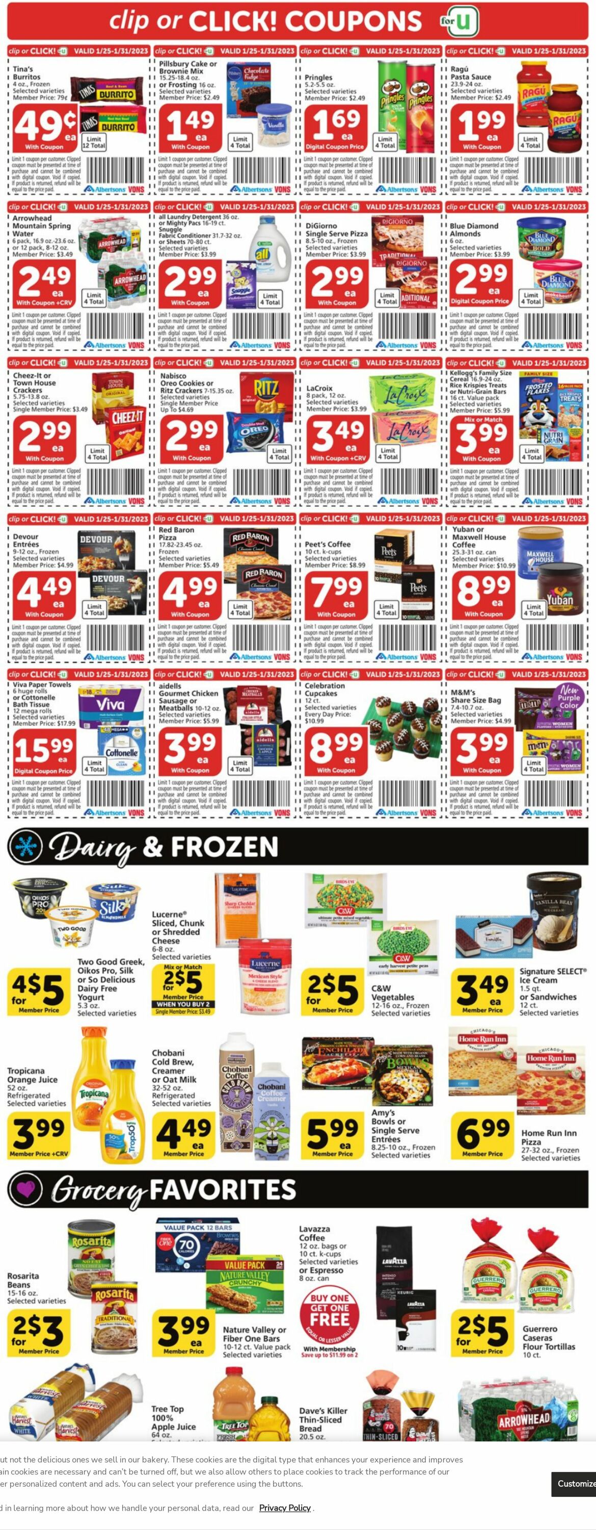 Vons Ad from 01/25/2023