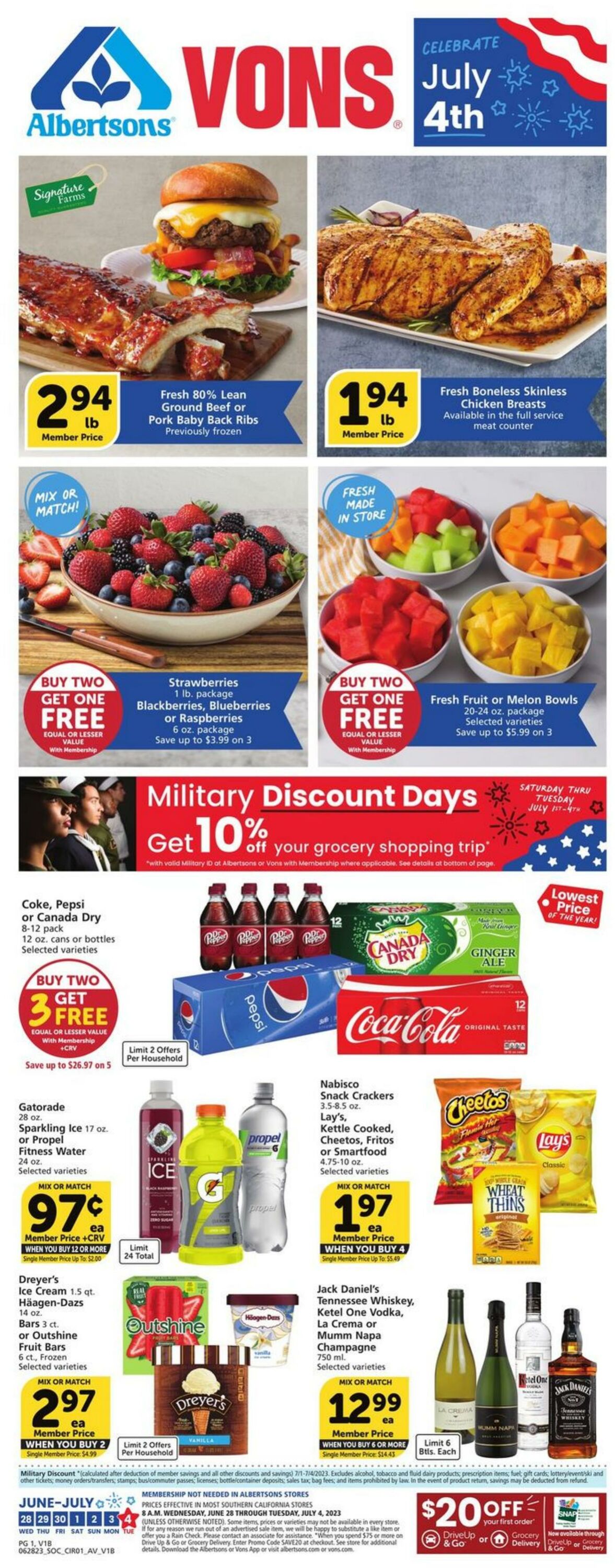Vons Ad from 06/28/2023