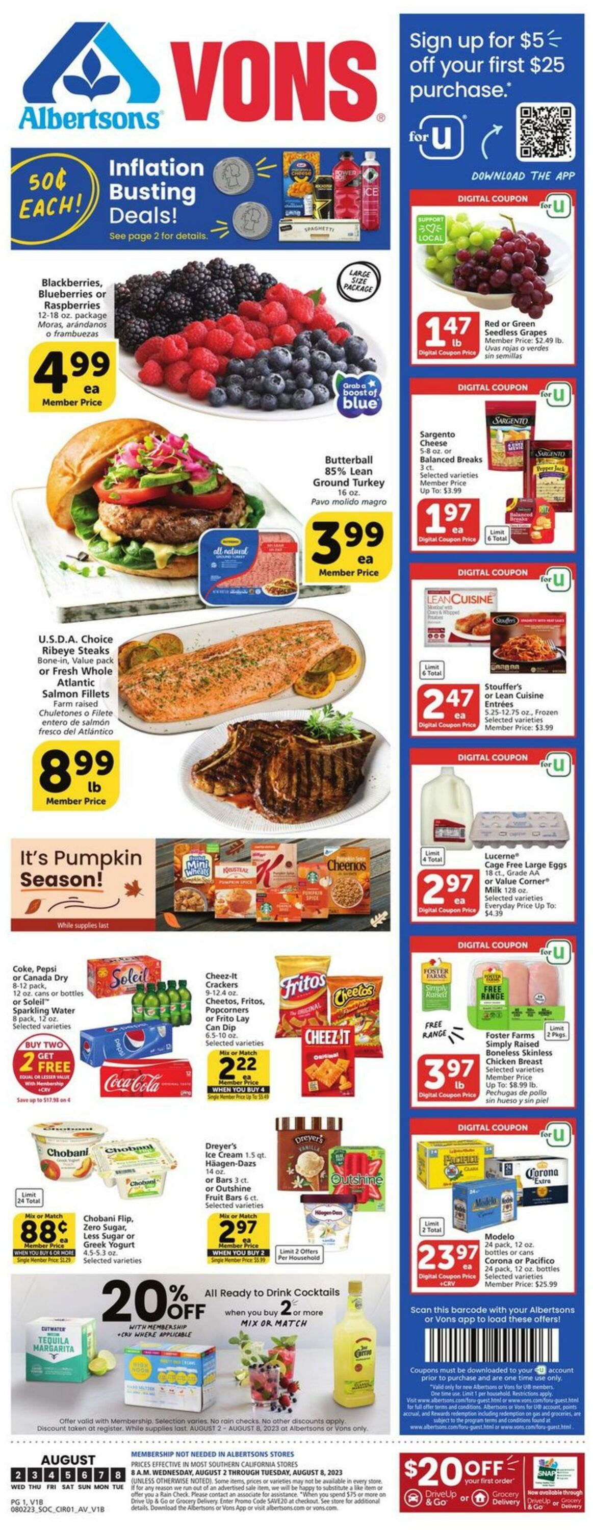 Vons Ad from 08/02/2023