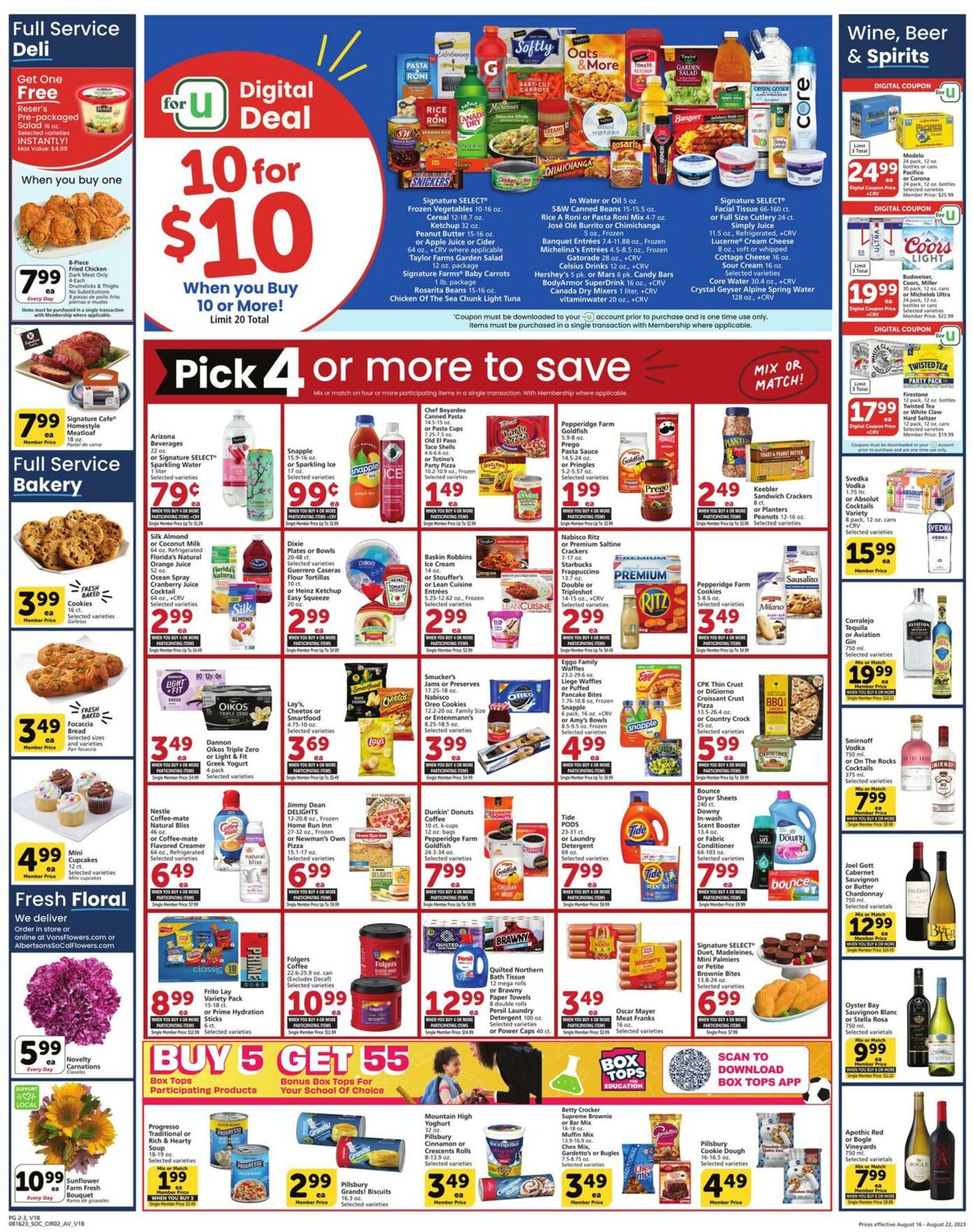 Vons Ad from 08/16/2023