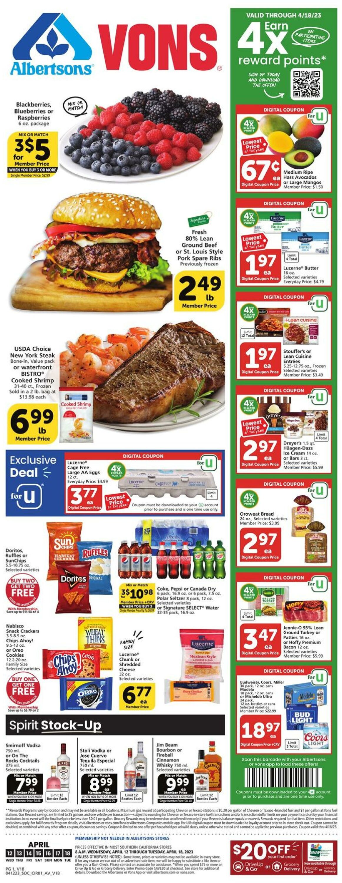 Vons Ad from 04/12/2023