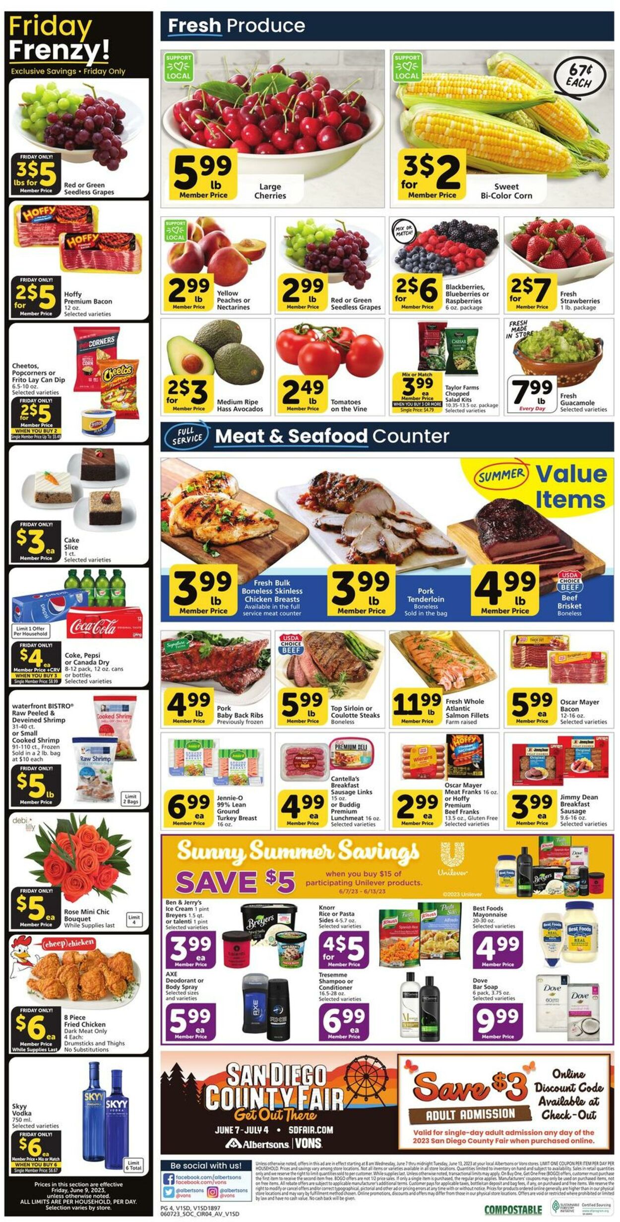 Vons Ad from 06/07/2023