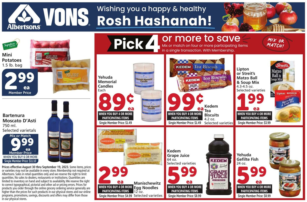 Vons Ad from 08/30/2023