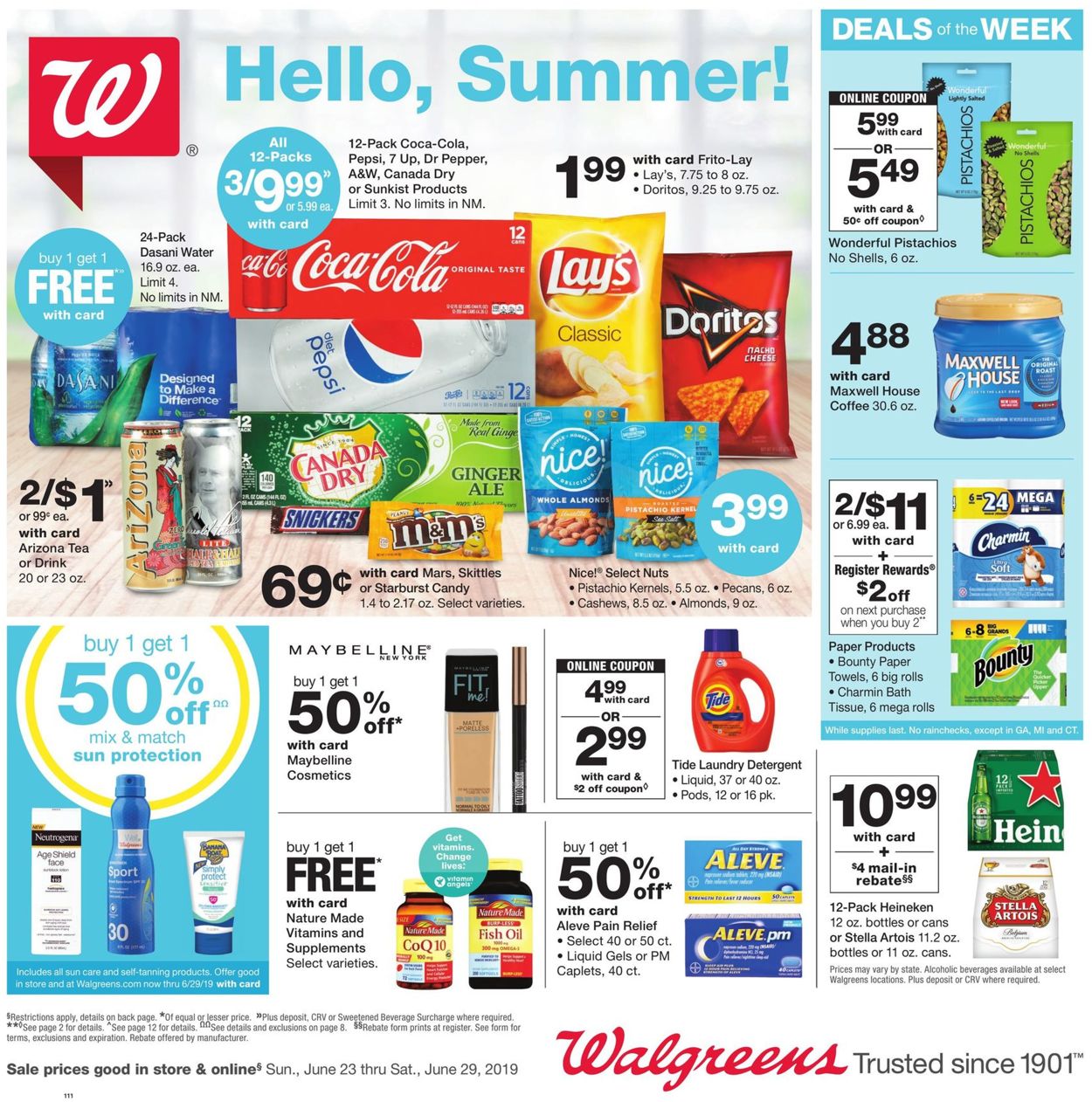 Walgreens Ad from 06/23/2019