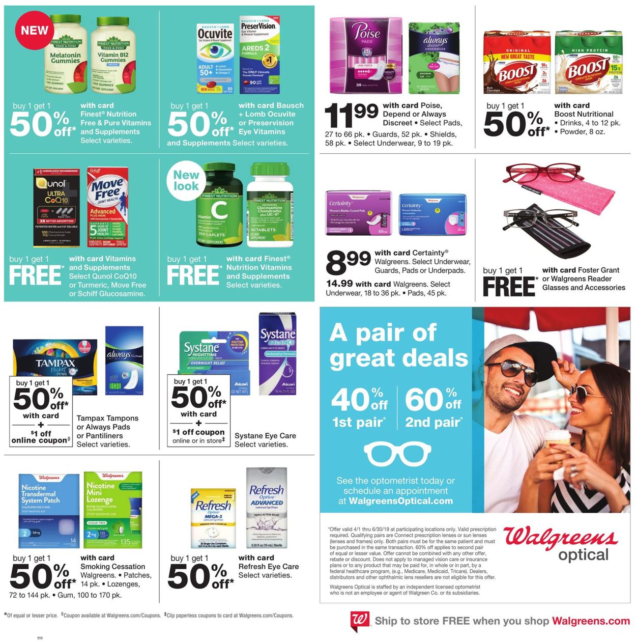 Walgreens Ad from 06/23/2019