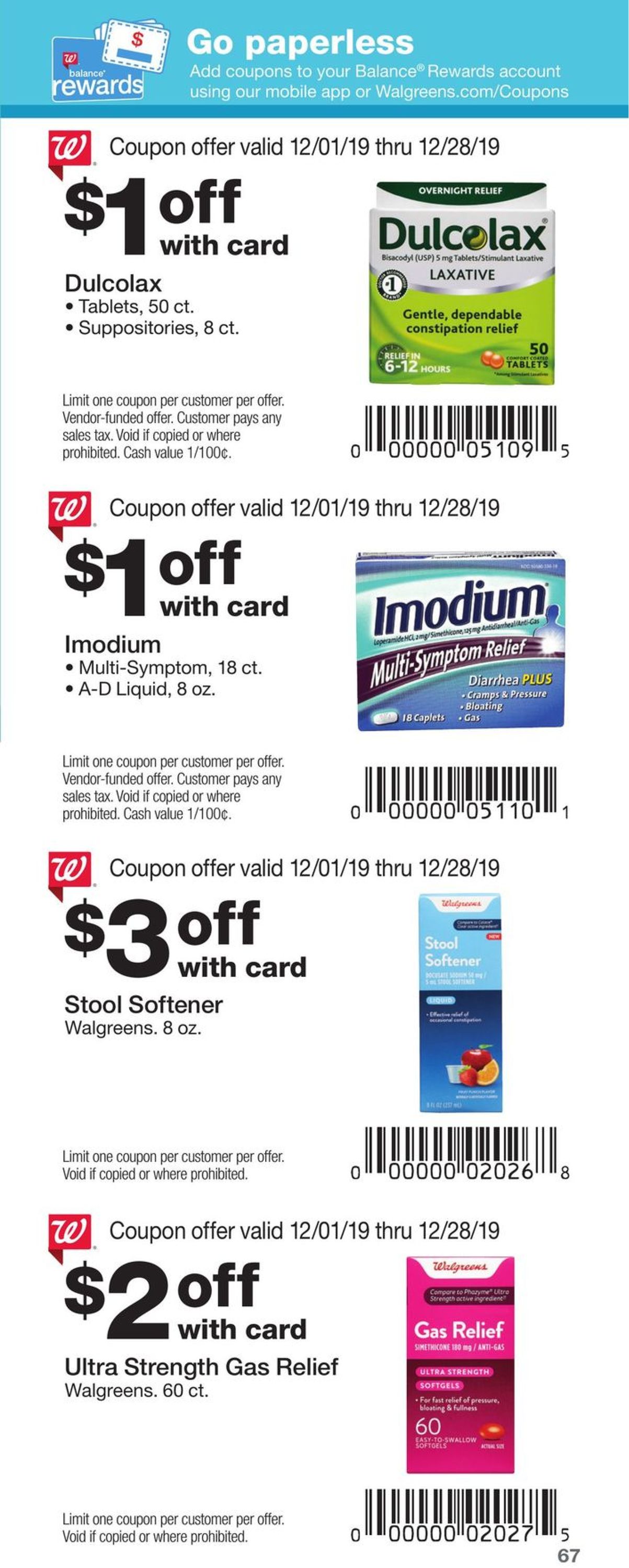 Walgreens Ad from 12/01/2019