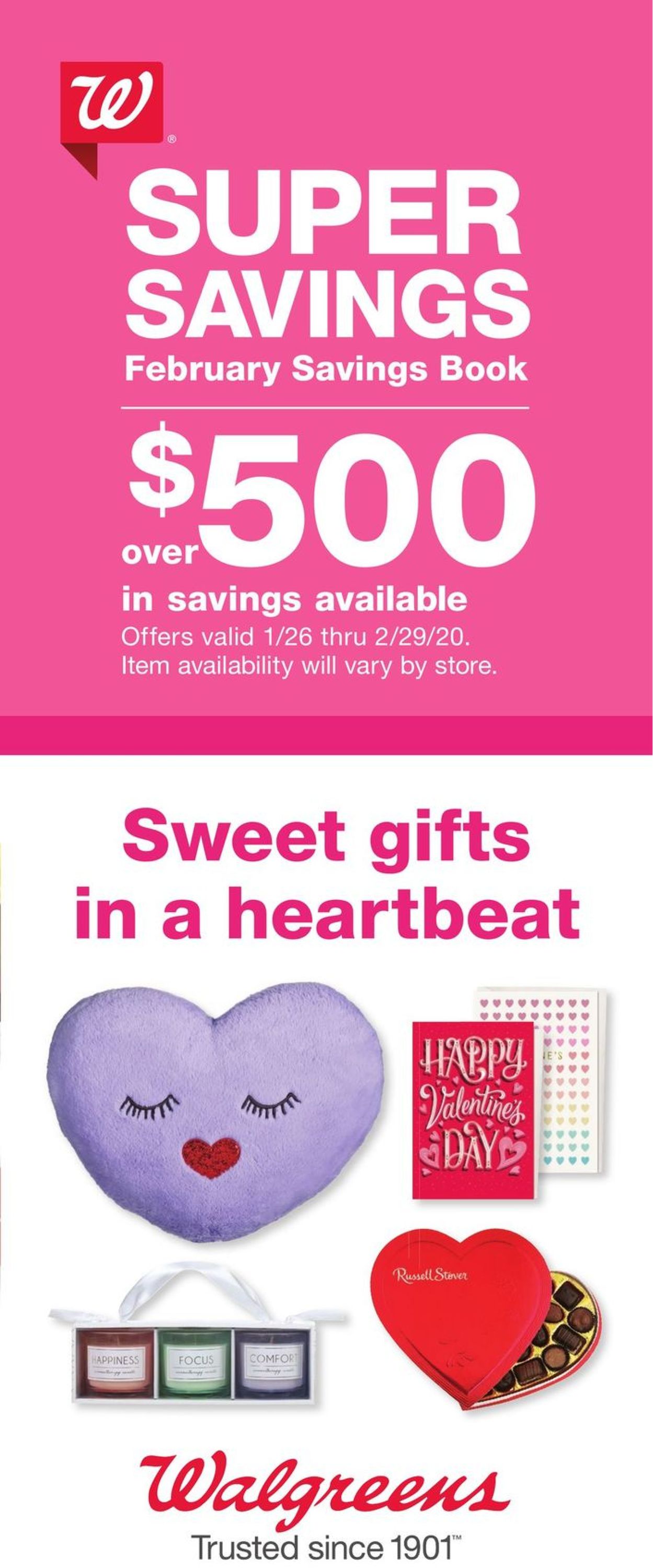 Walgreens Ad from 01/26/2020
