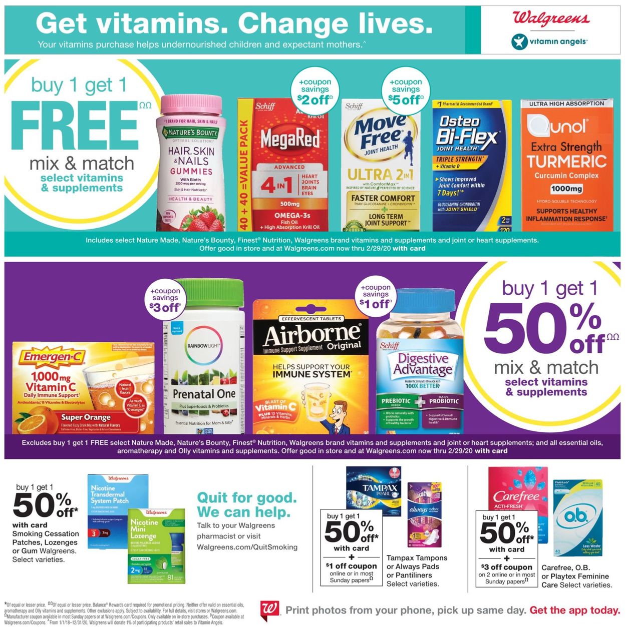 Walgreens Ad from 02/16/2020