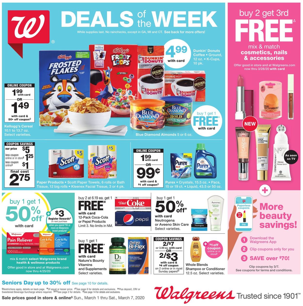 Walgreens Ad from 03/01/2020