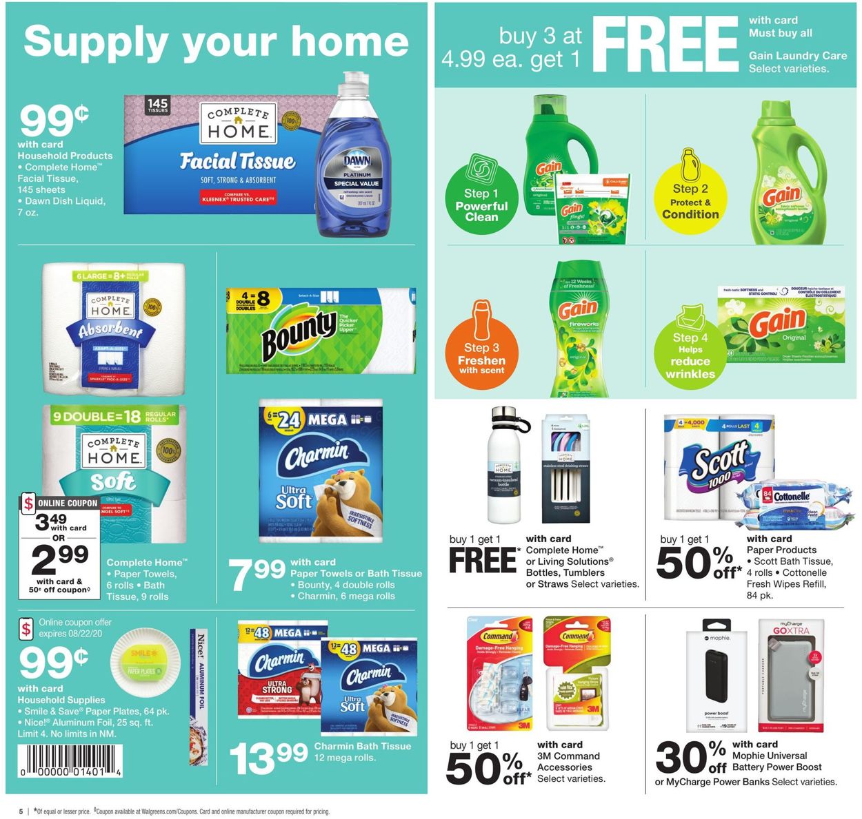 Walgreens Ad from 08/16/2020