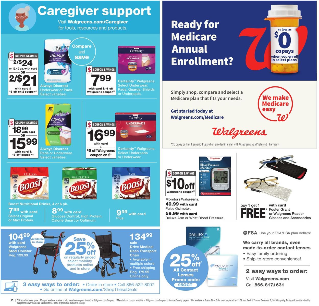 Walgreens Ad from 10/18/2020