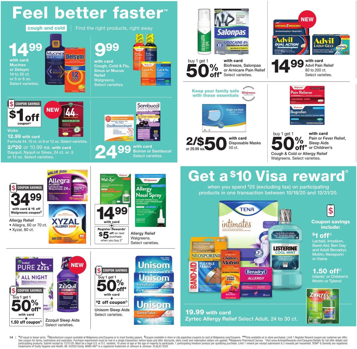 Walgreens Ad from 10/25/2020