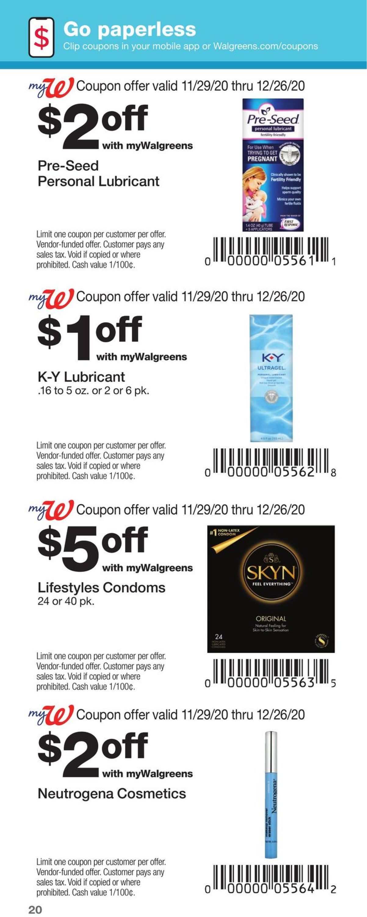 Walgreens Ad from 11/29/2020