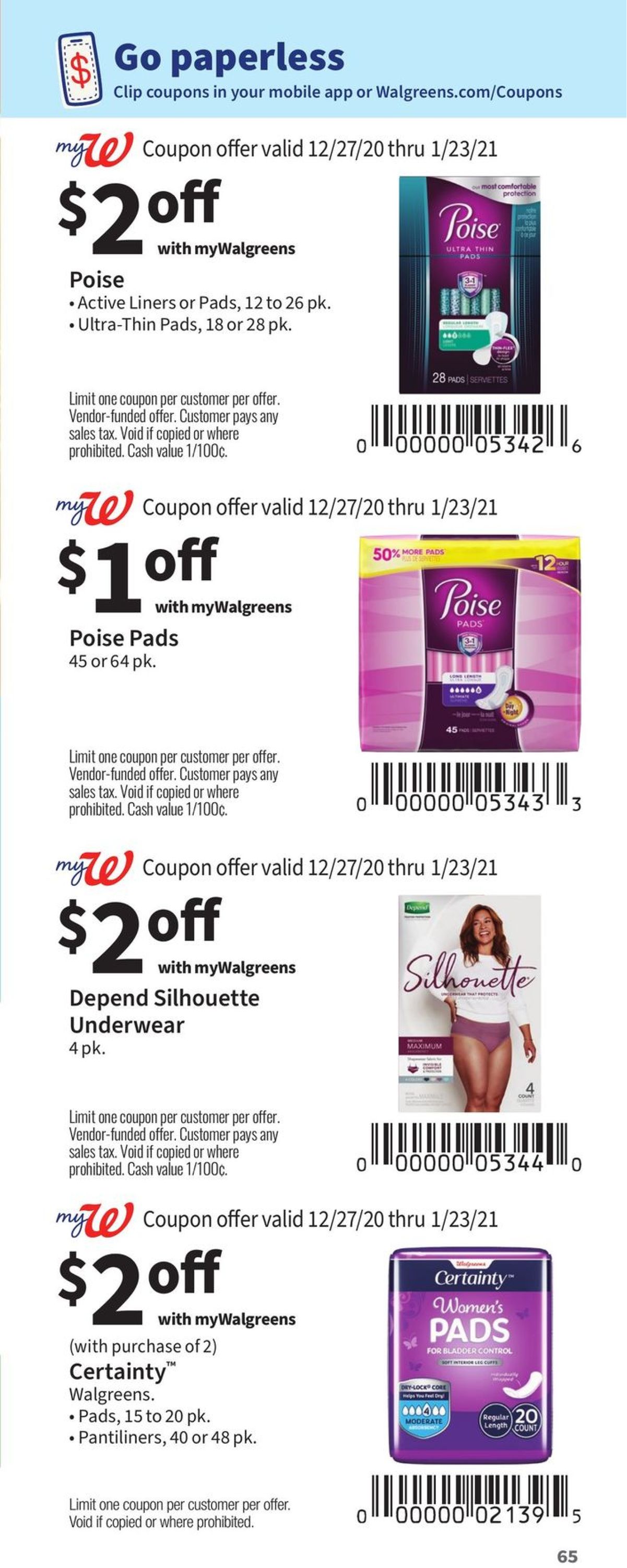 Walgreens Ad from 12/27/2020