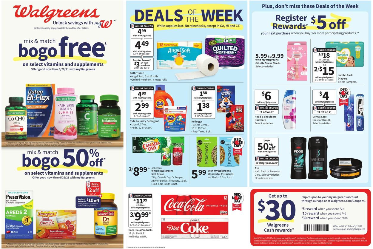 Walgreens Ad from 05/16/2021