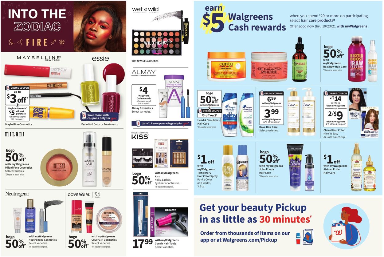 Walgreens Ad from 10/10/2021
