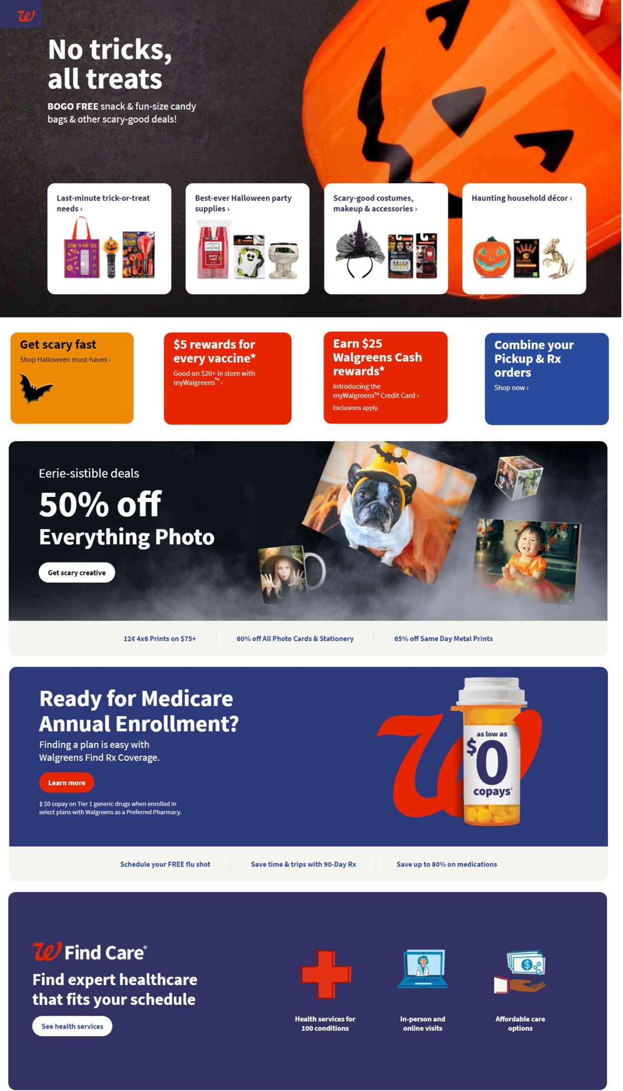 Walgreens Ad from 10/30/2021