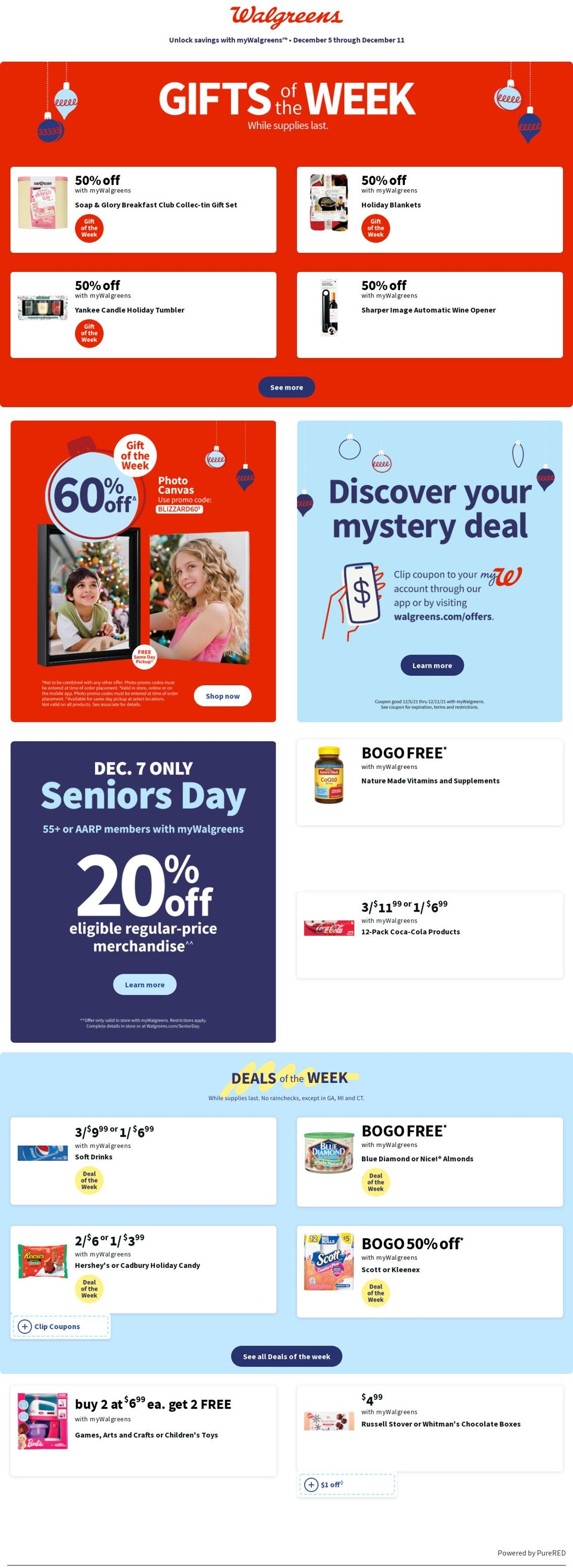Walgreens Ad from 12/05/2021