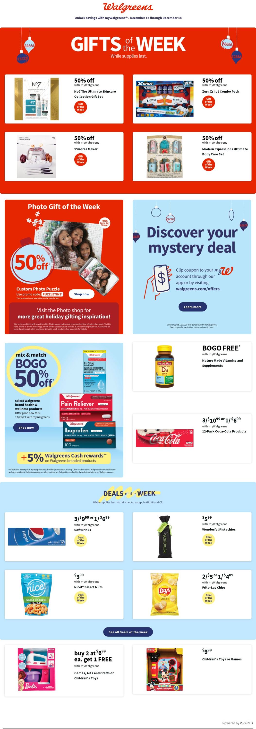 Walgreens Ad from 12/12/2021