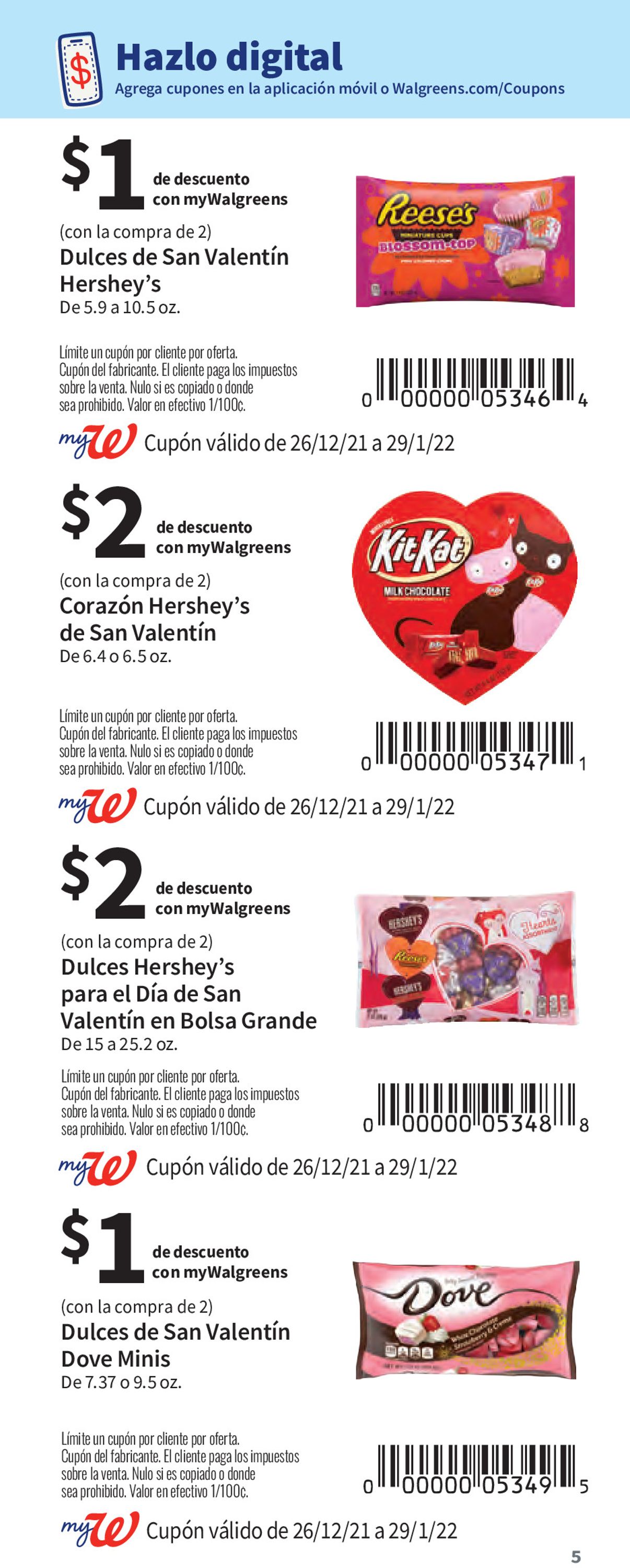 Walgreens Ad from 12/26/2021