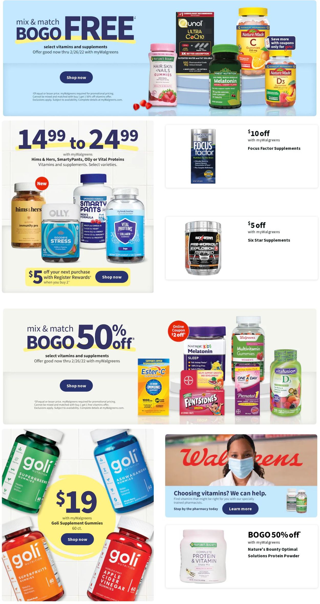 Walgreens Ad from 02/13/2022