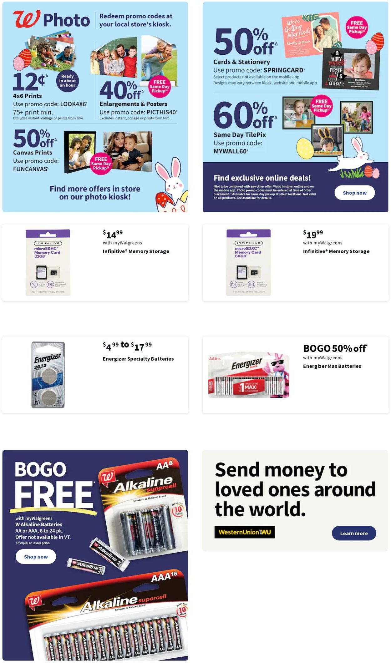 Walgreens Ad from 03/20/2022