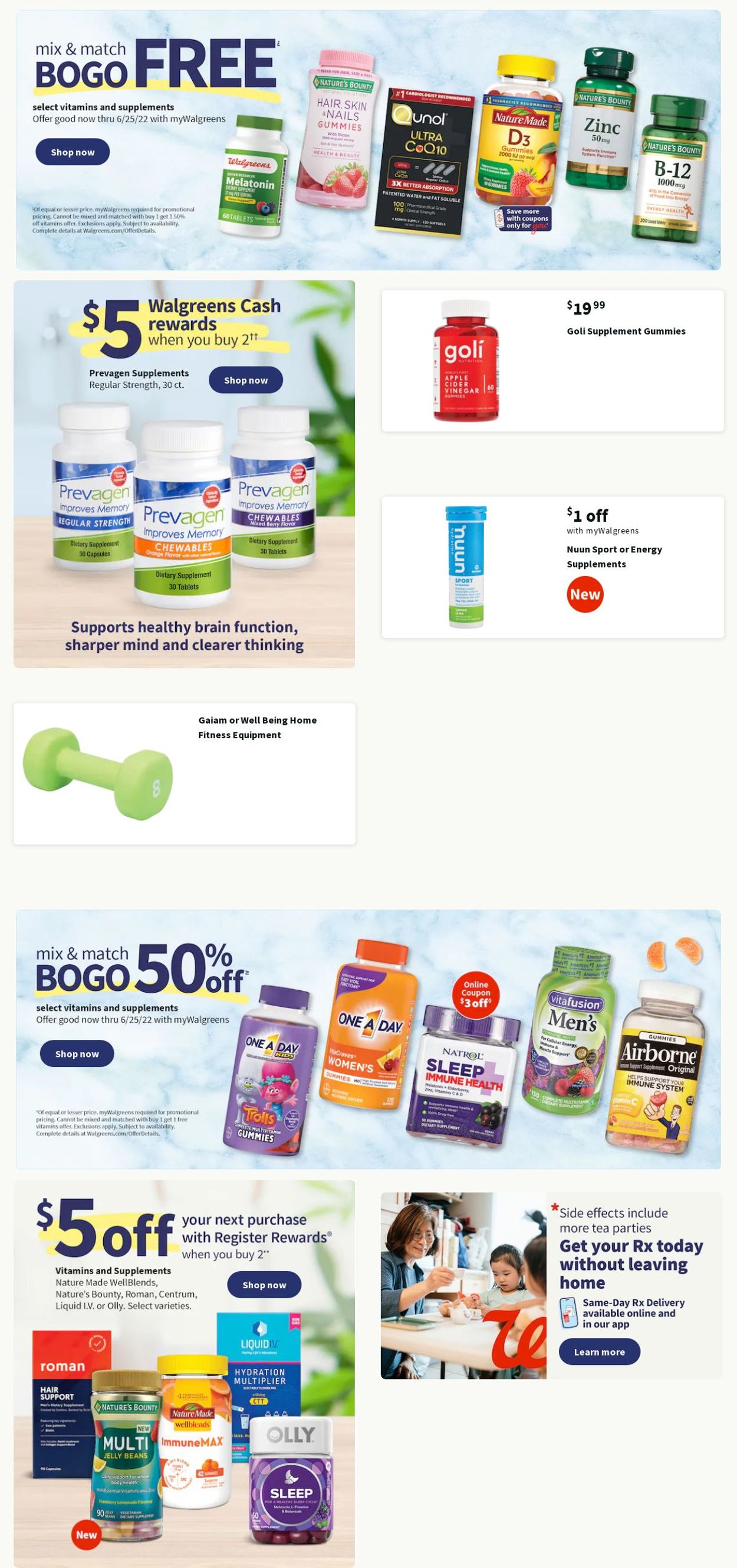 Walgreens Ad from 05/22/2022