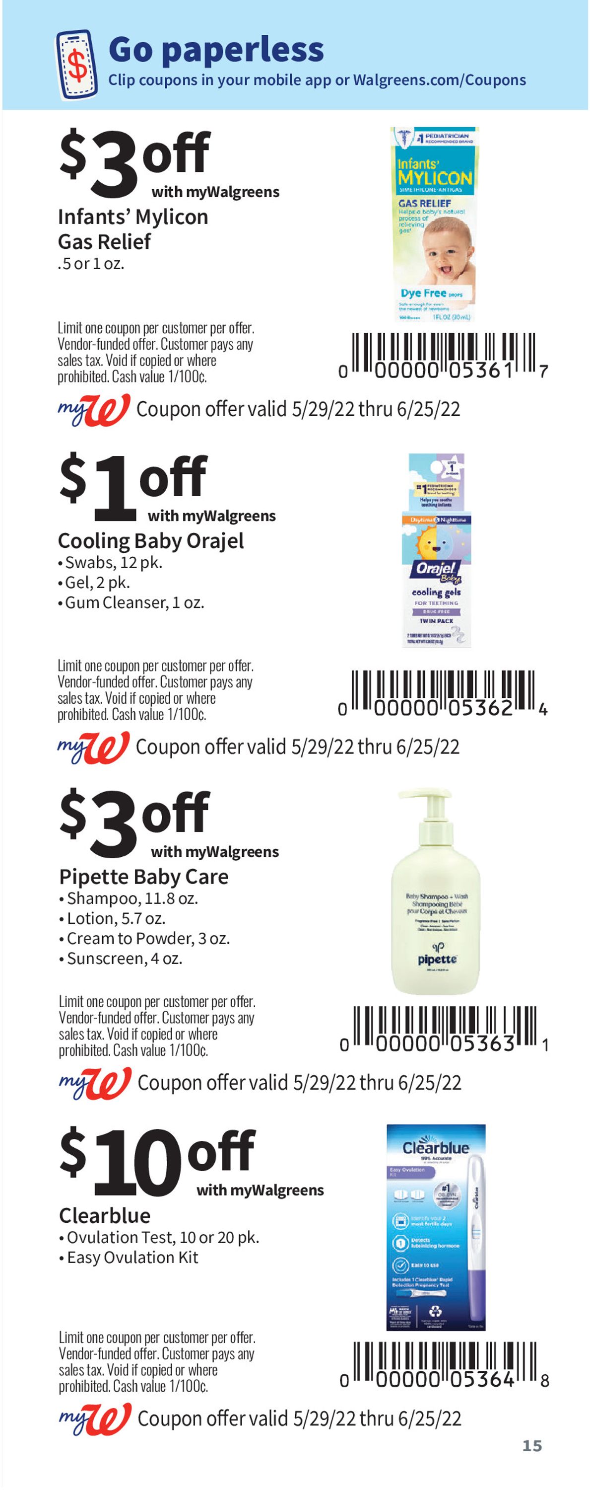 Walgreens Ad from 05/29/2022