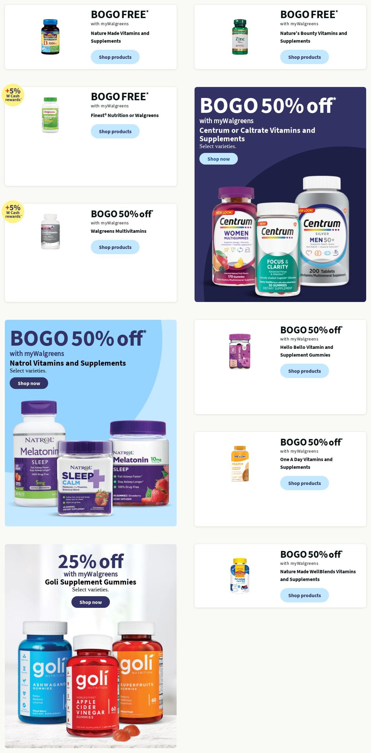 Walgreens Ad from 07/10/2022