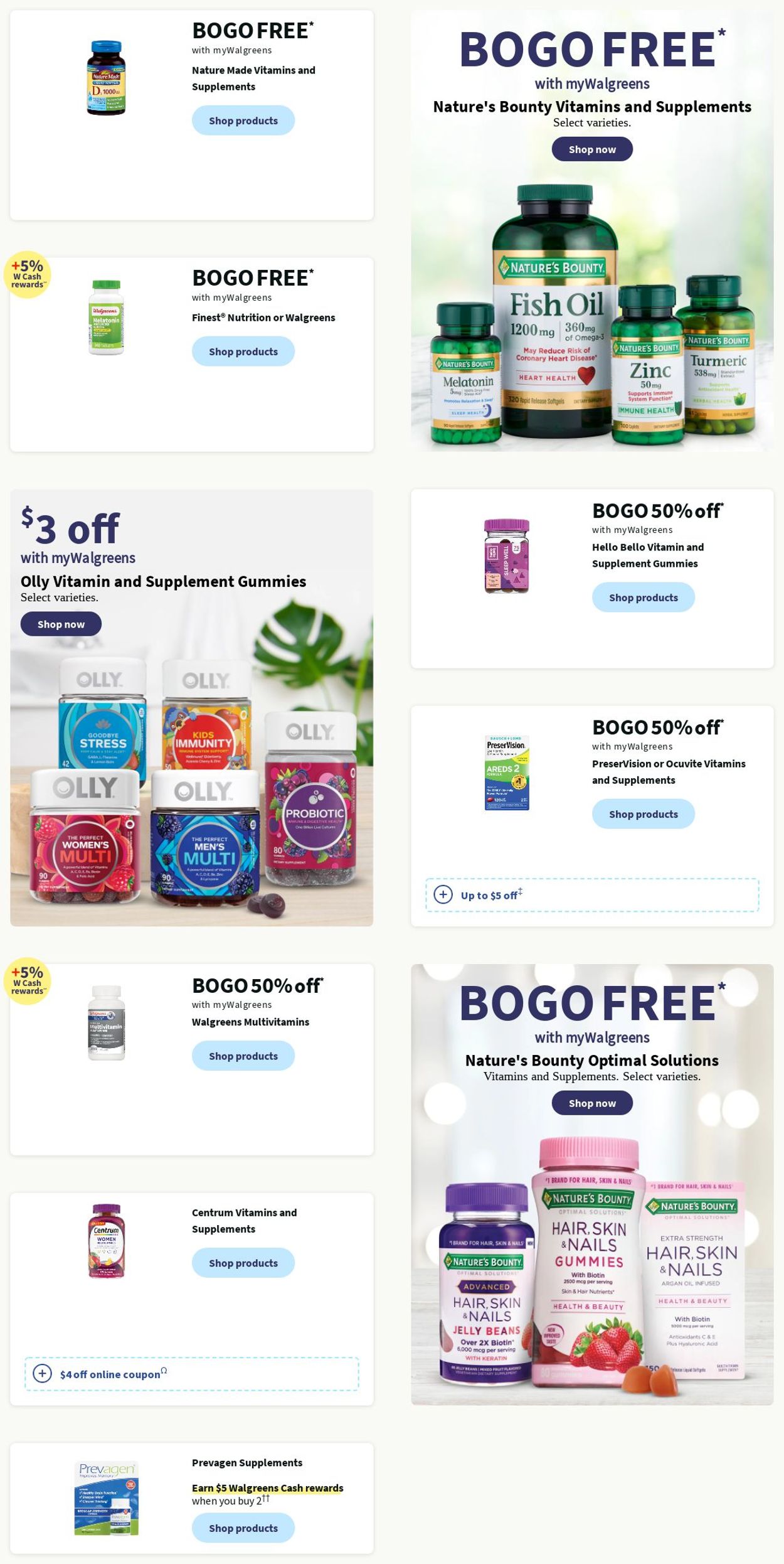 Walgreens Ad from 07/17/2022