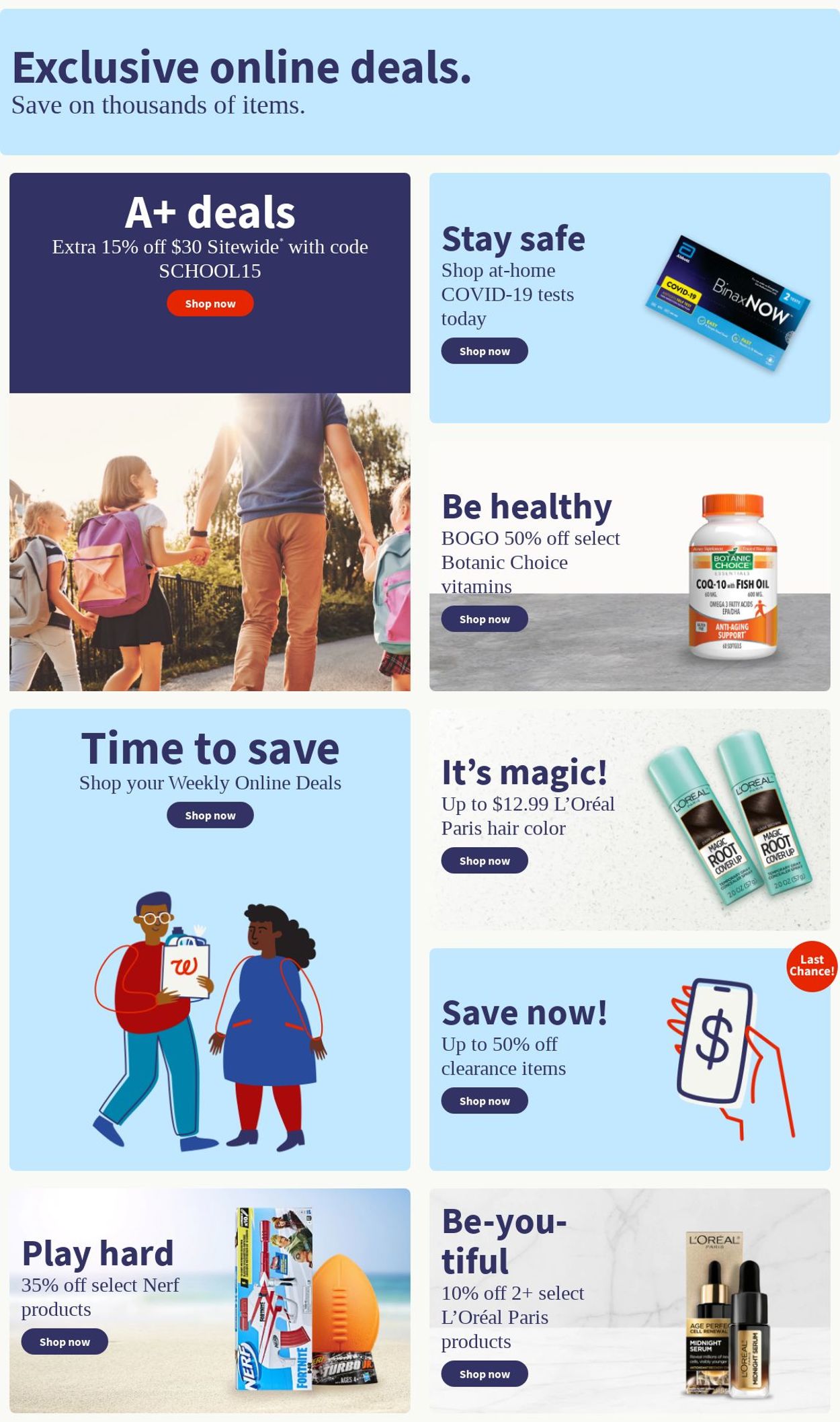 Walgreens Ad from 08/07/2022
