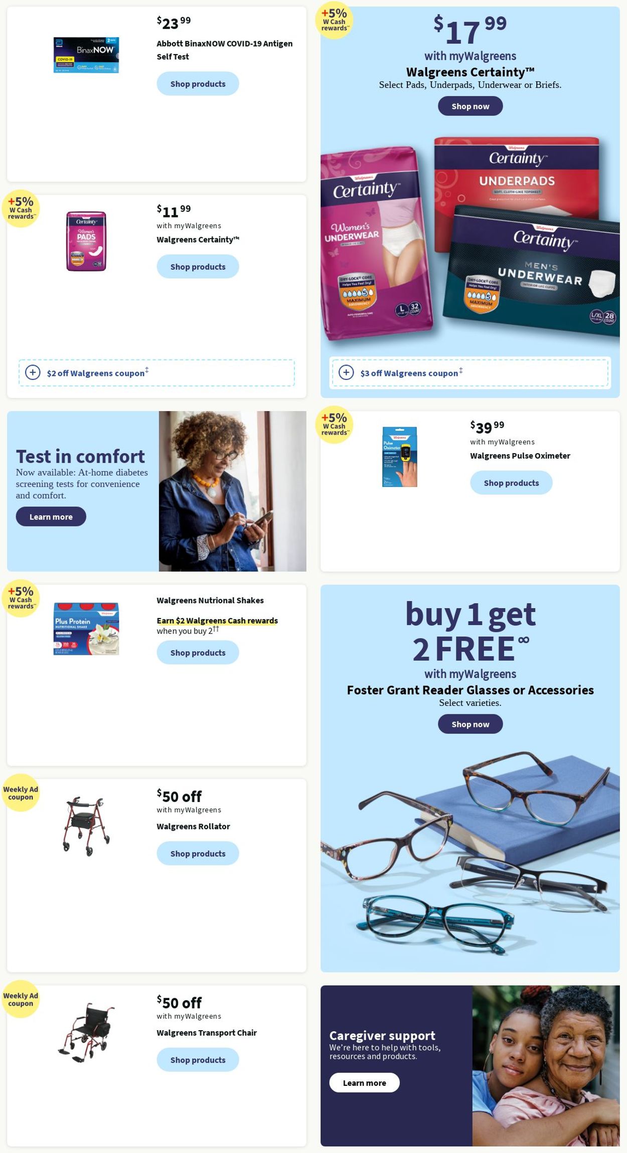 Walgreens Ad from 08/14/2022