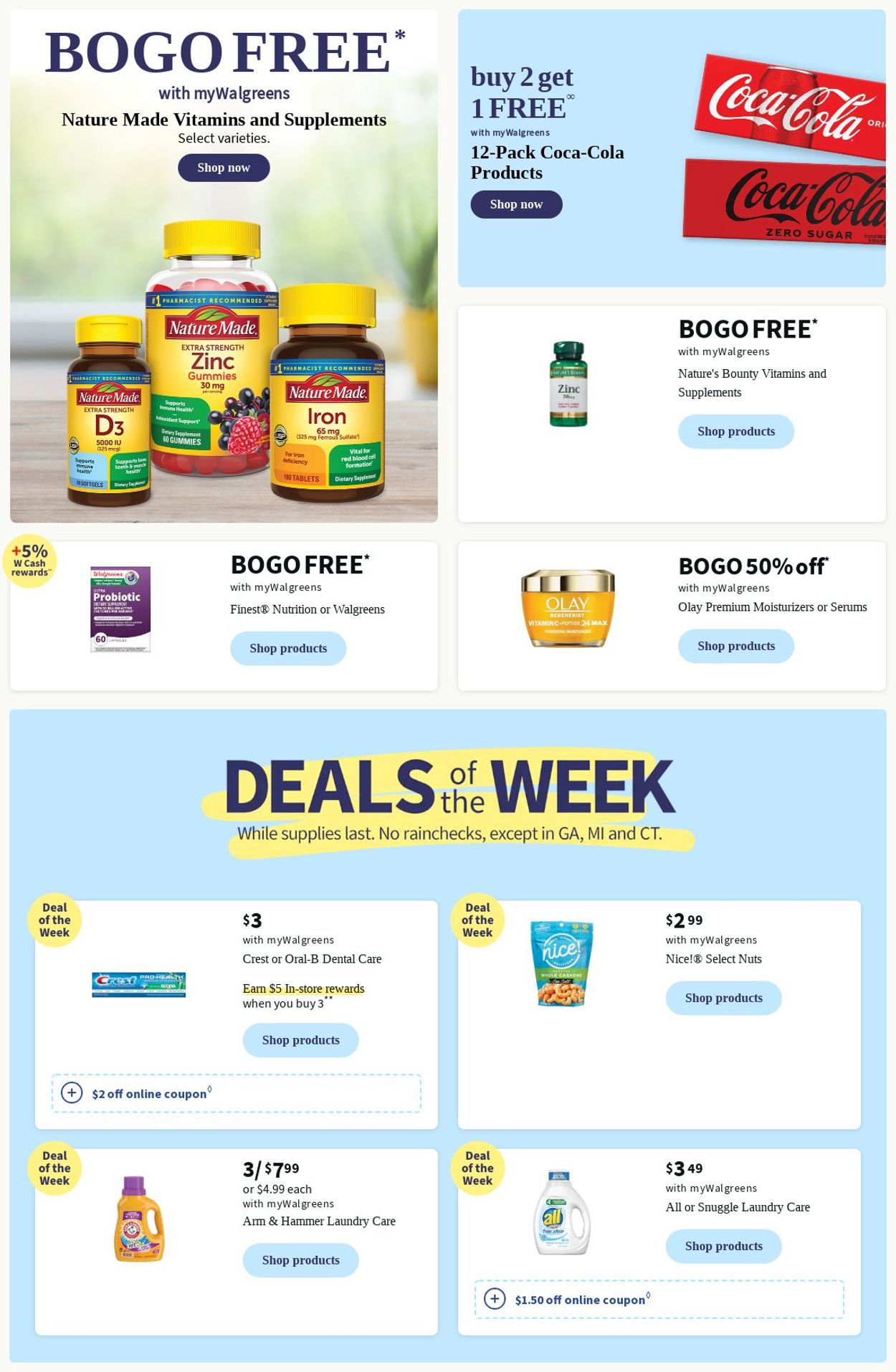 Walgreens Ad from 08/21/2022