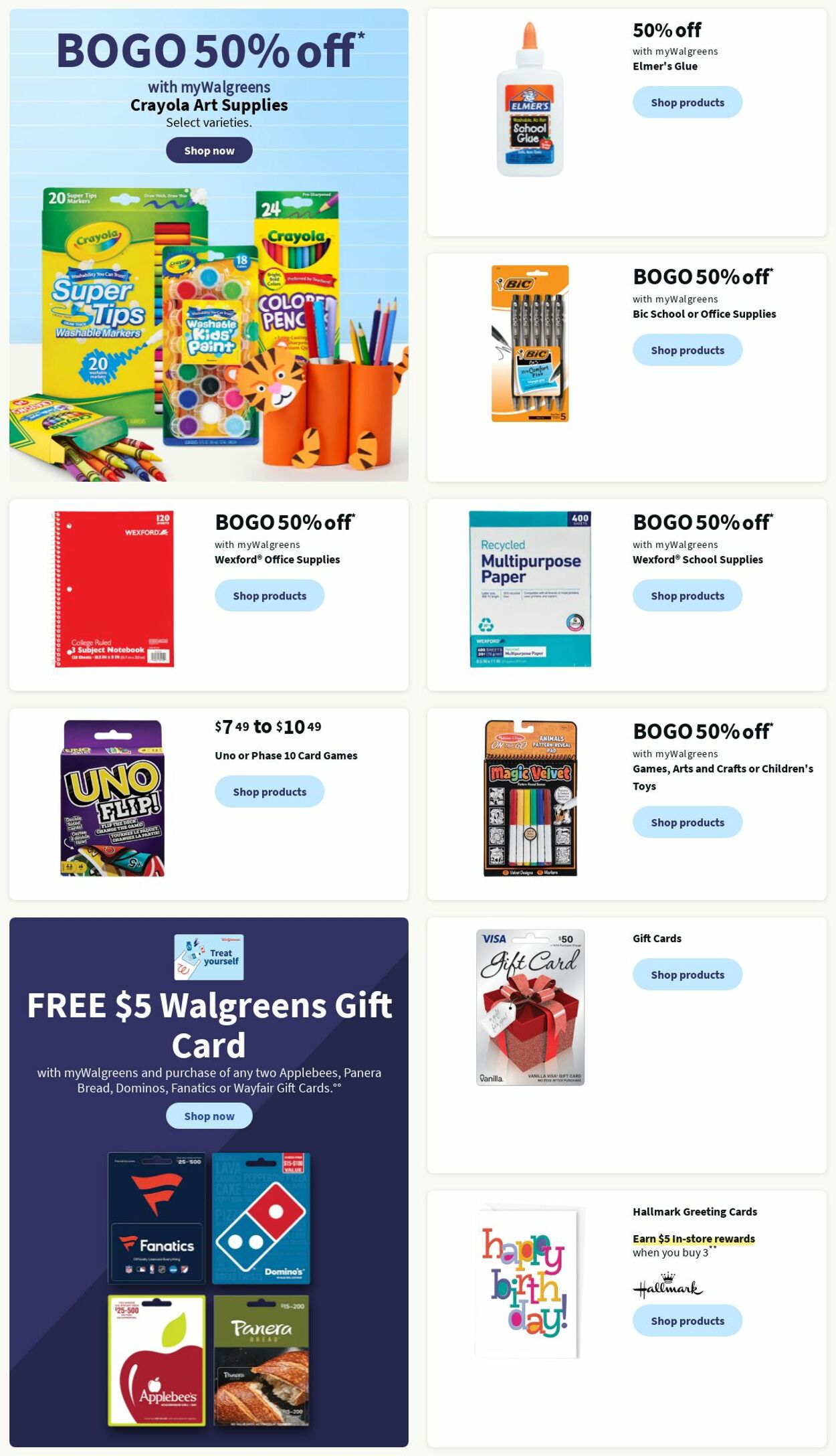 Walgreens Ad from 09/04/2022