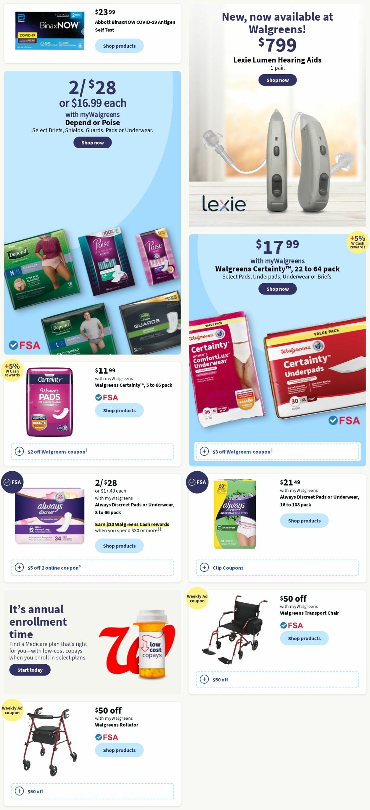 Walgreens Ad from 10/23/2022