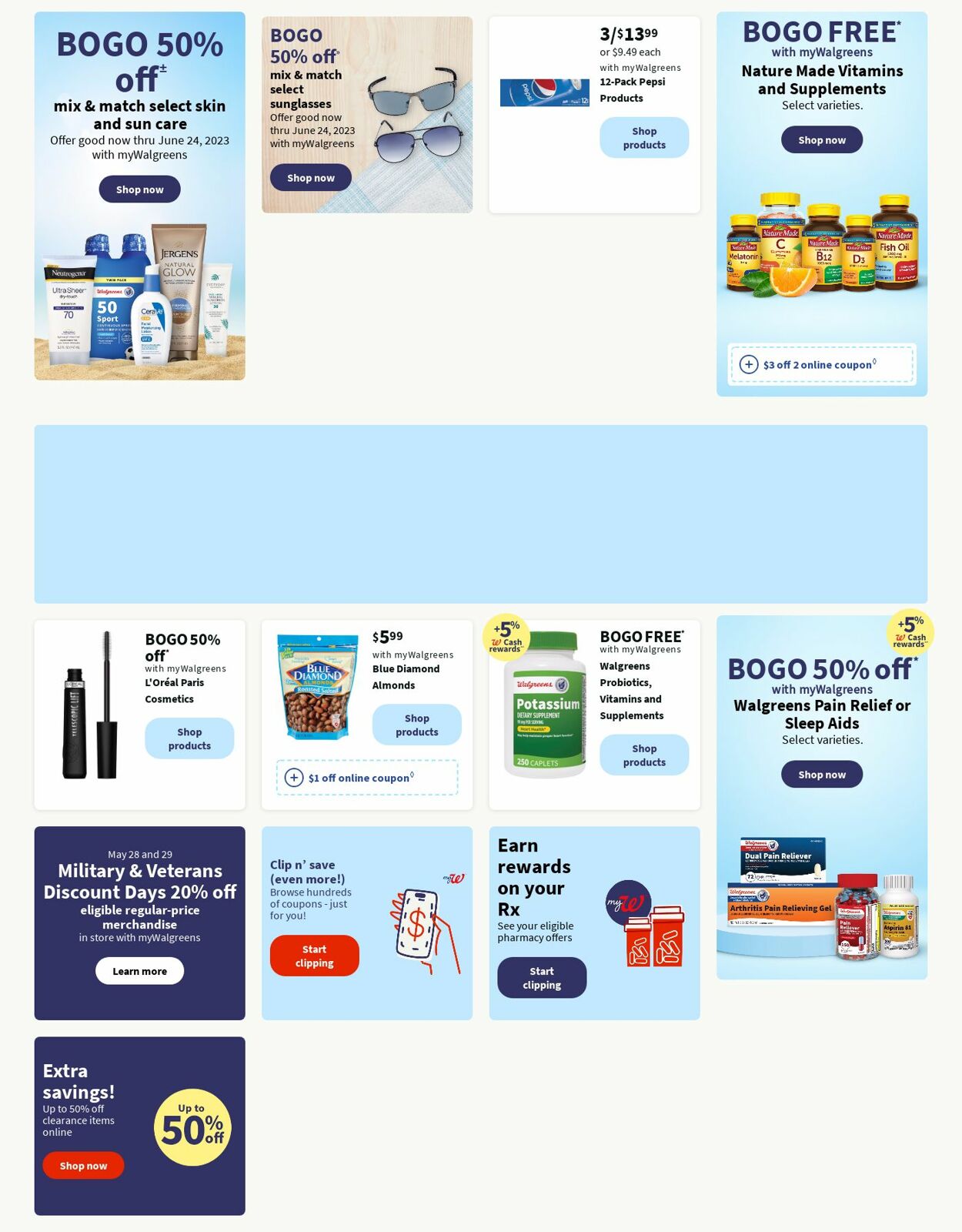 Walgreens Ad from 05/29/2023