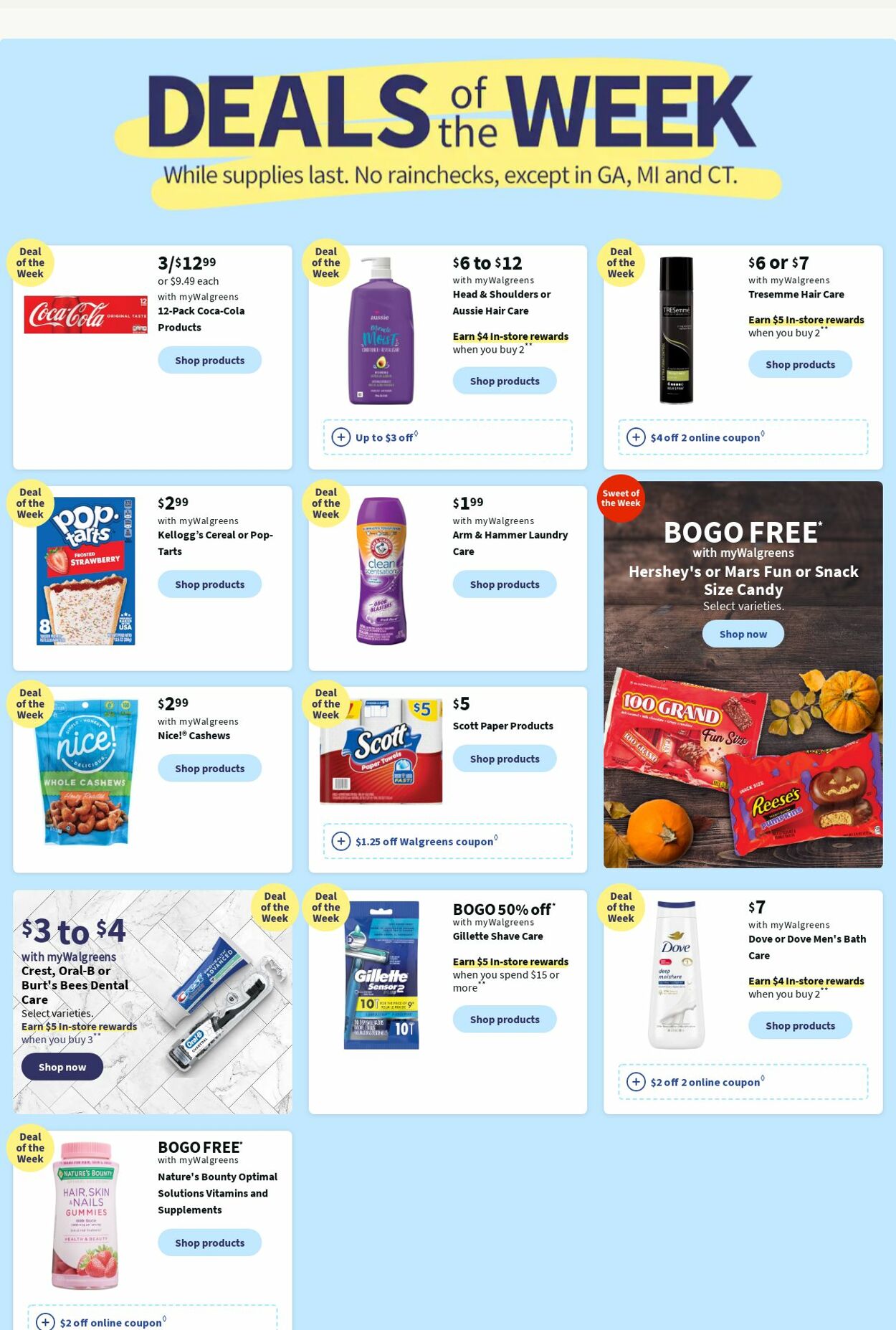 Walgreens Ad from 10/23/2023