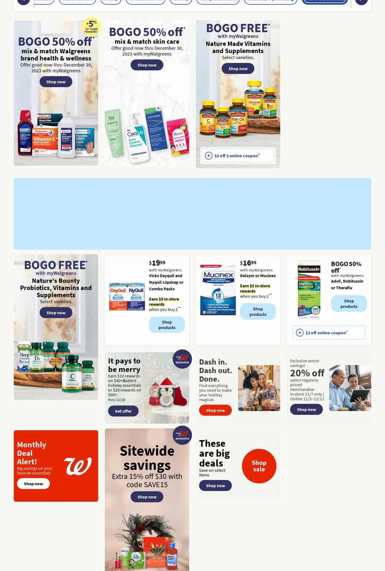 Walgreens Ad from 11/06/2023