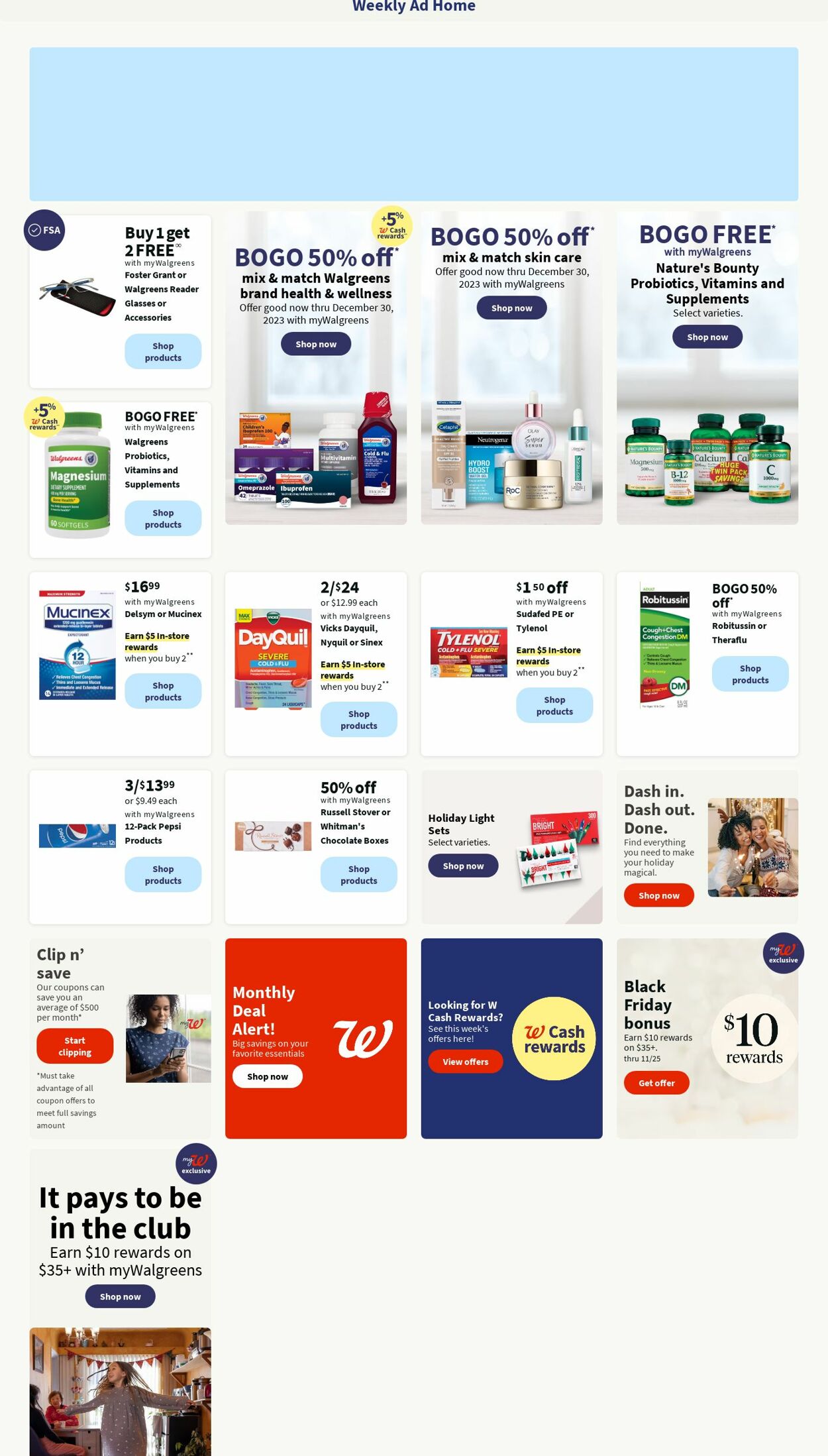 Walgreens Ad from 11/20/2023