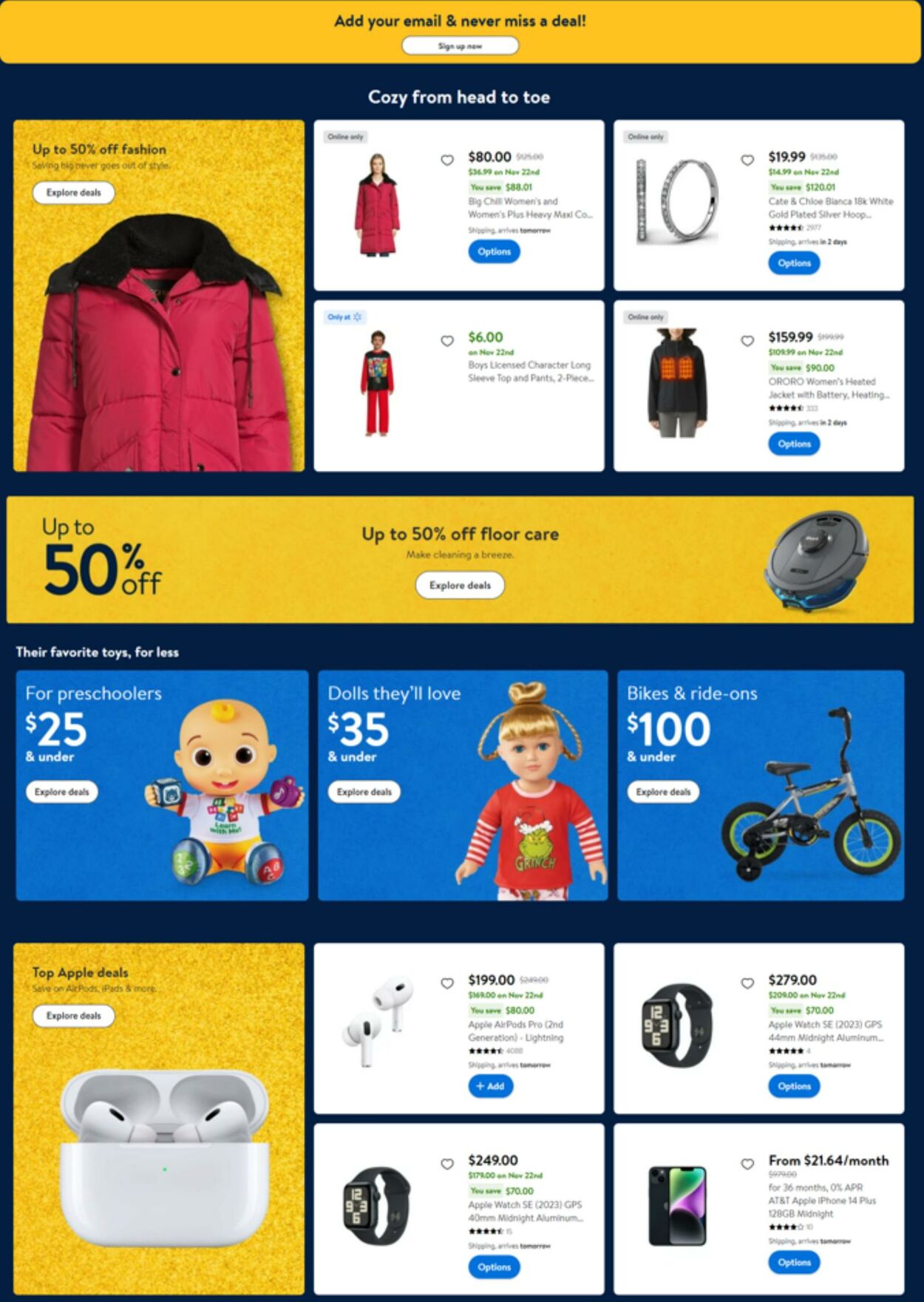 Walmart Ad from 11/20/2023