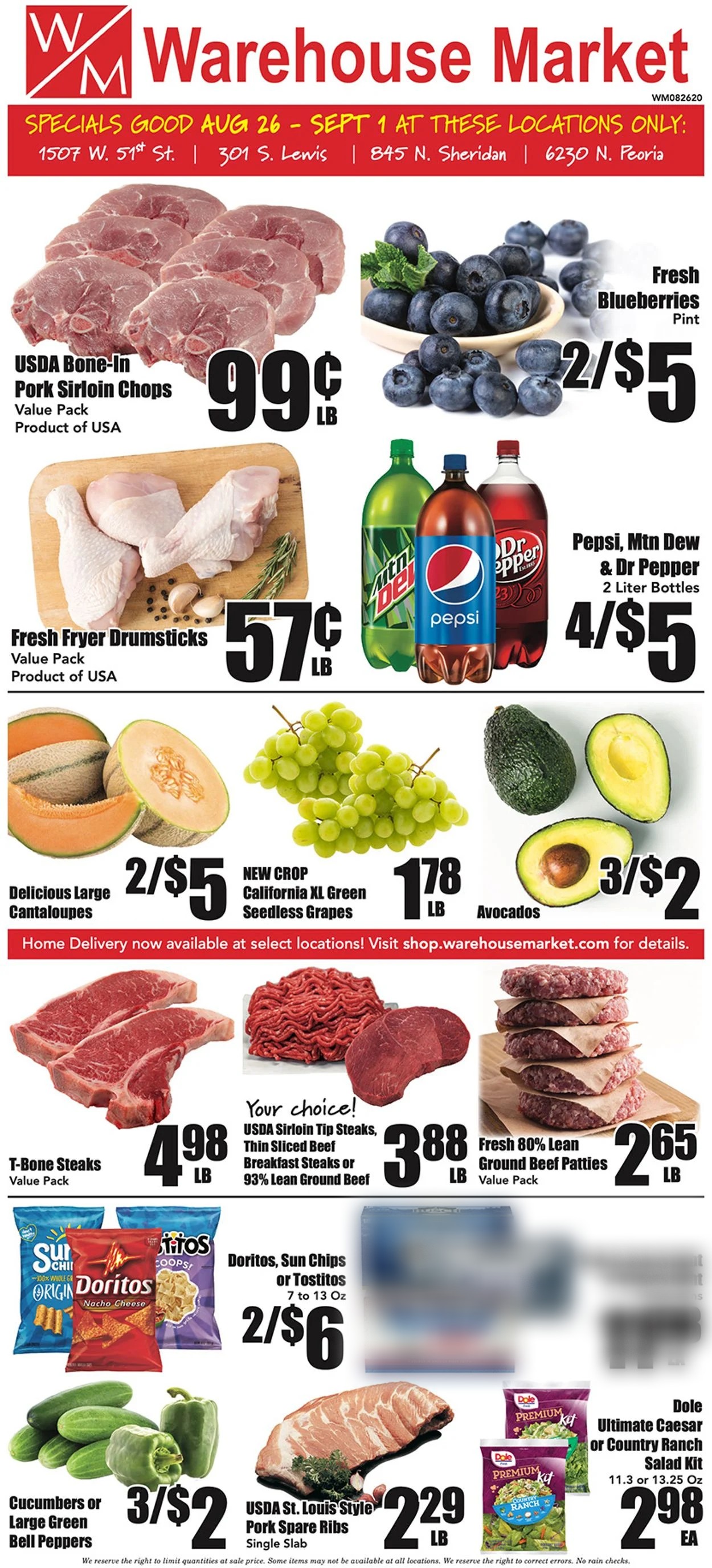 Warehouse Market Ad from 08/26/2020