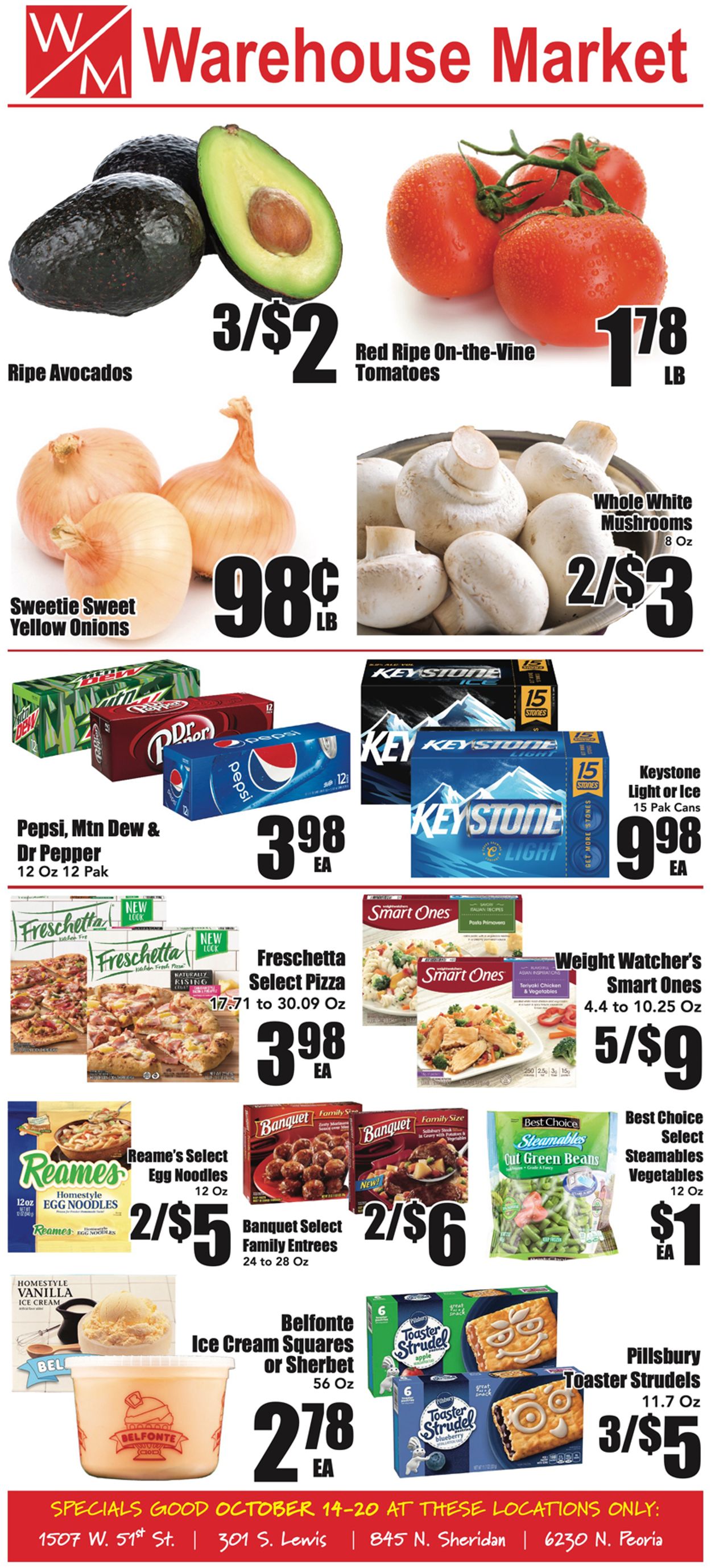 Warehouse Market Ad from 10/14/2020