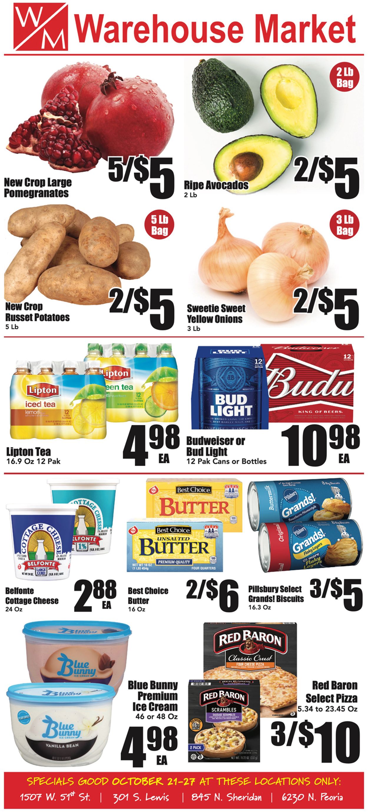 Warehouse Market Ad from 10/21/2020