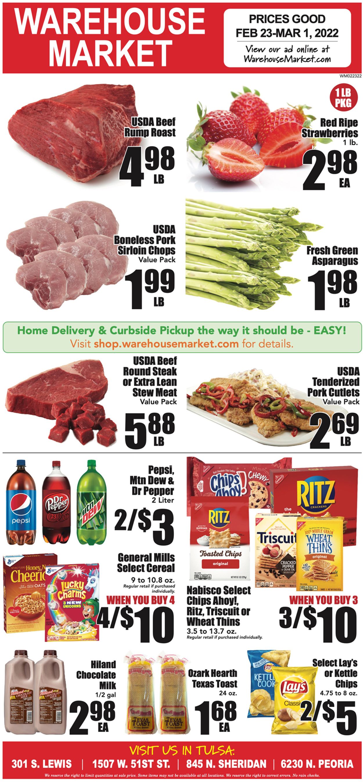 Warehouse Market Ad from 02/23/2022