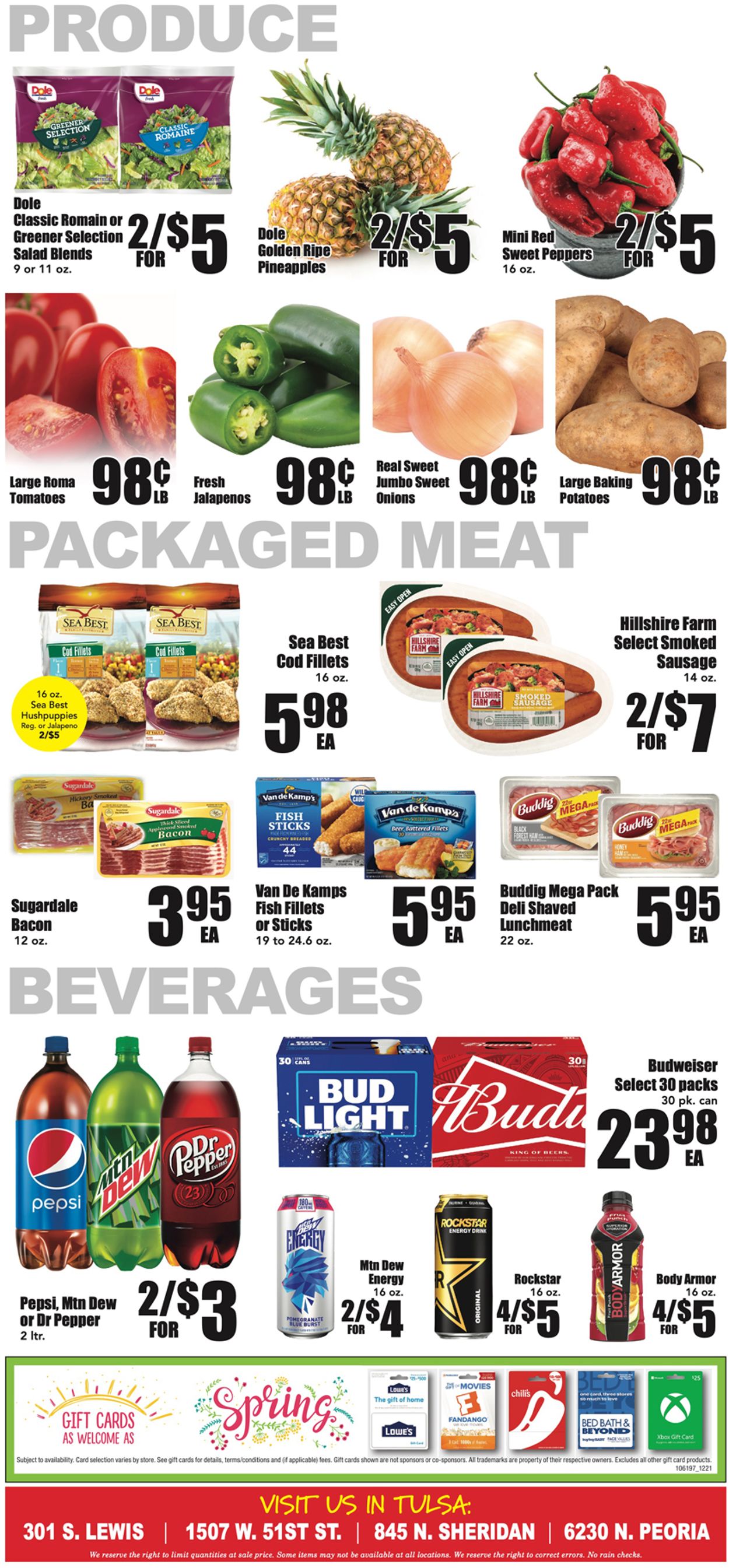 Warehouse Market Ad from 03/23/2022