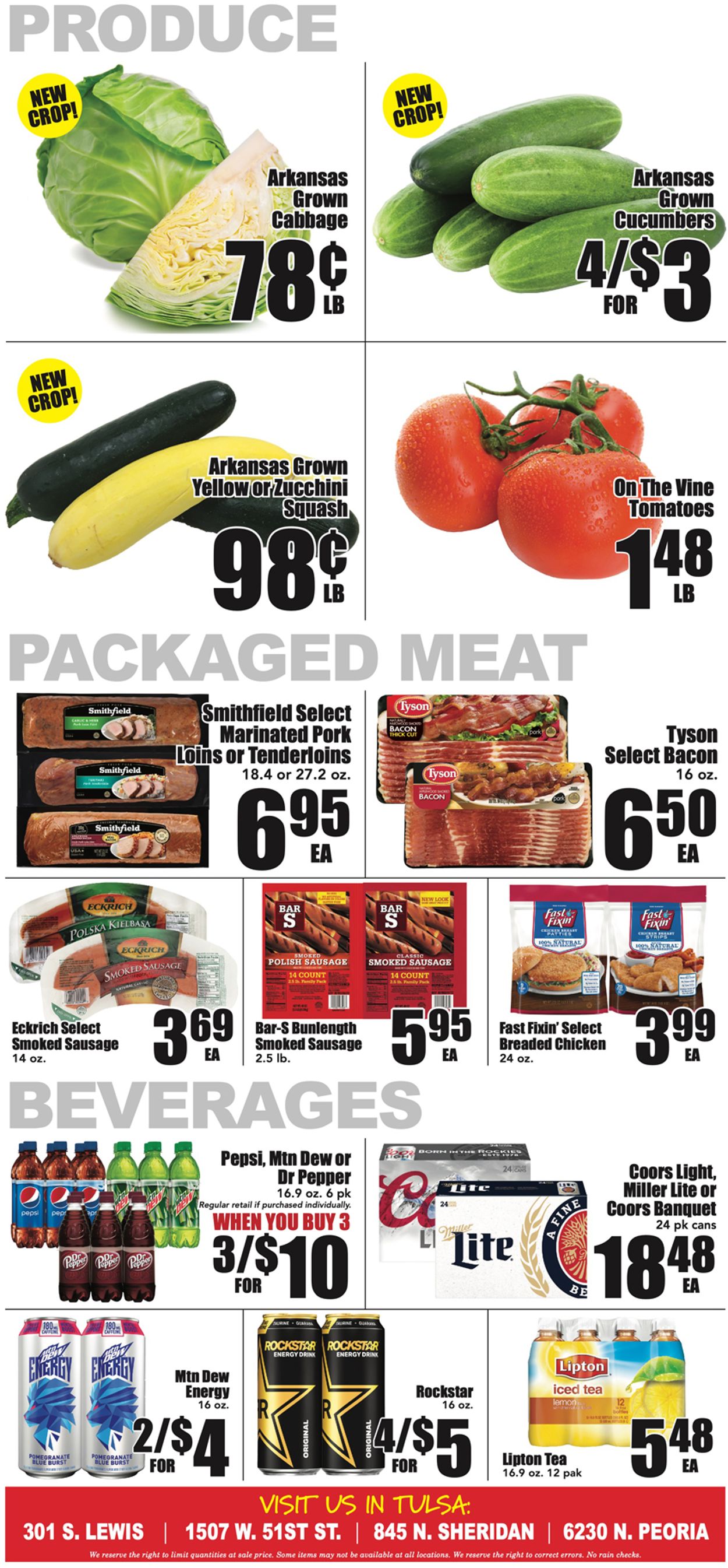 Warehouse Market Ad from 06/01/2022